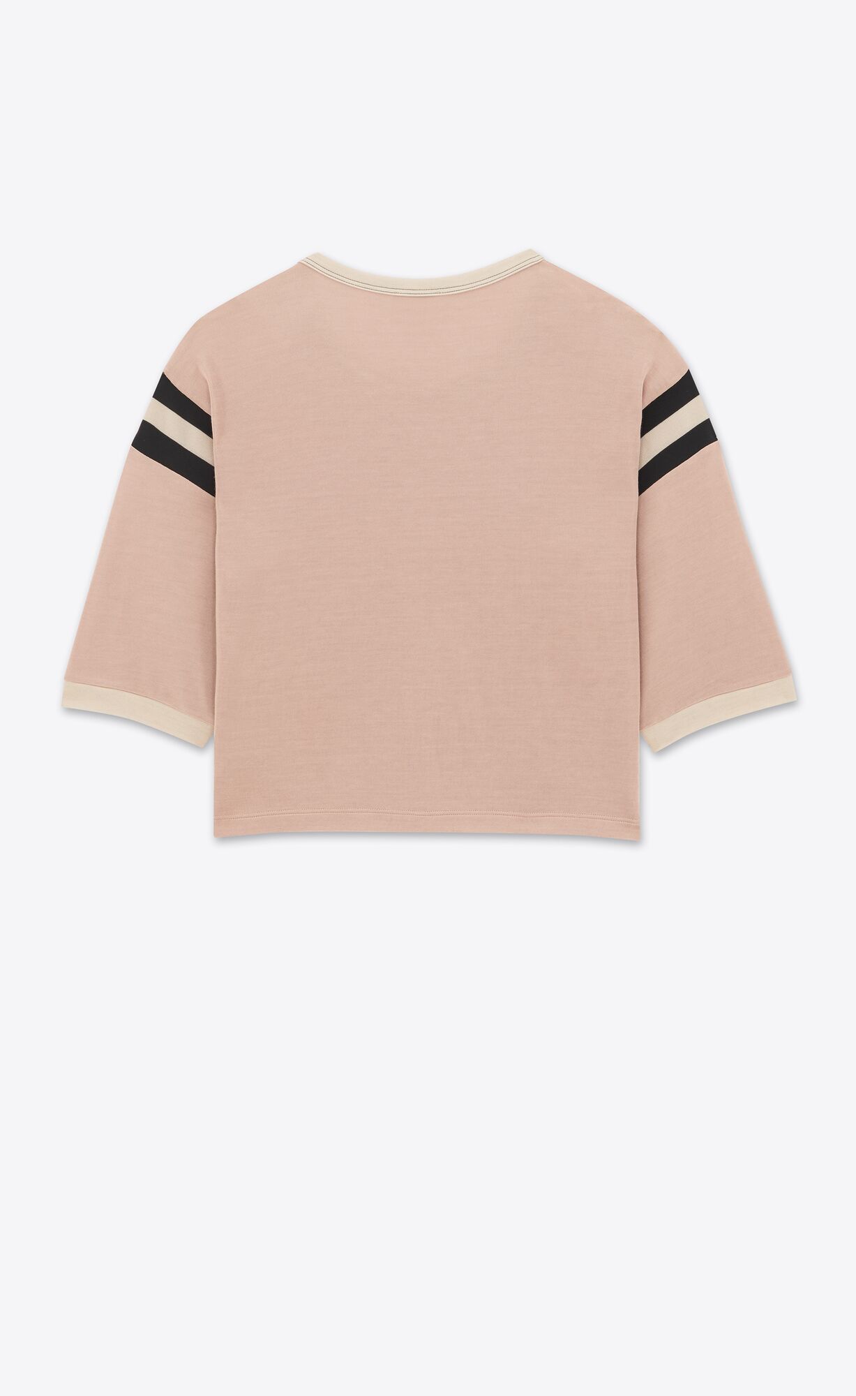 YSL Political Fictions Cropped T-shirt Rosa | 59783-TQWS