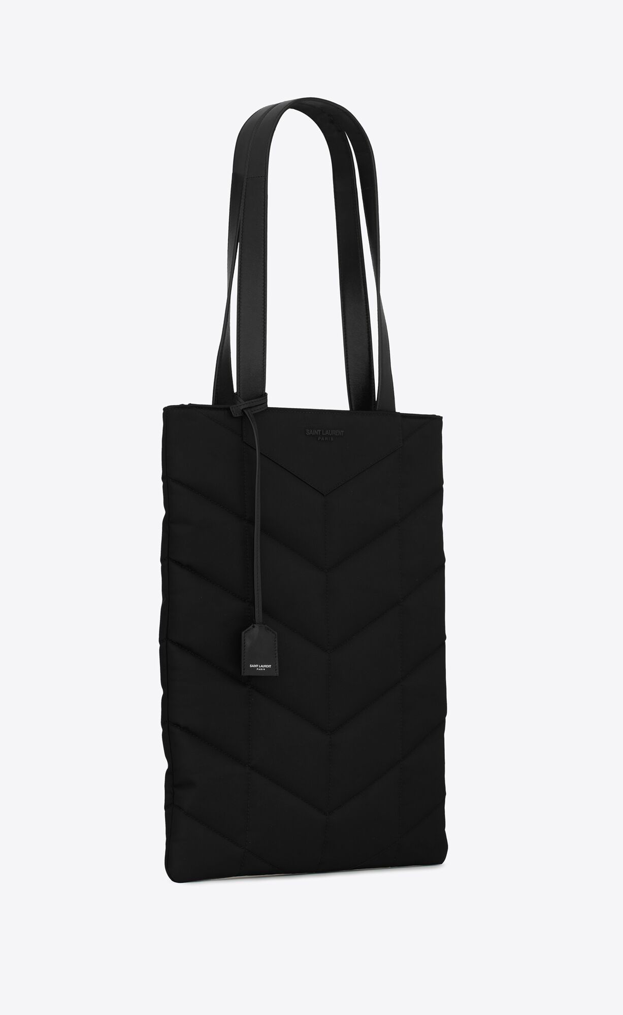 YSL Puffer Tote Bag In Econyl® And Pegaso Xl Noir | 25983-JKUG