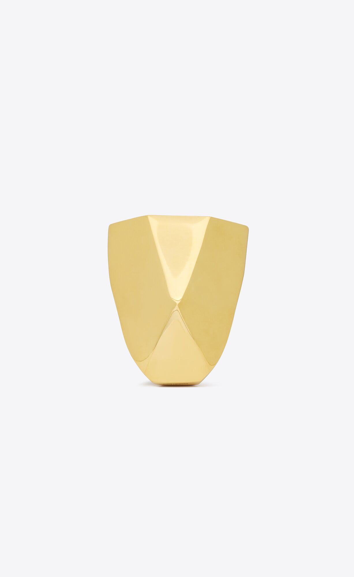 YSL Pyramid Cuff In Metal Gold | 91850-LJUI