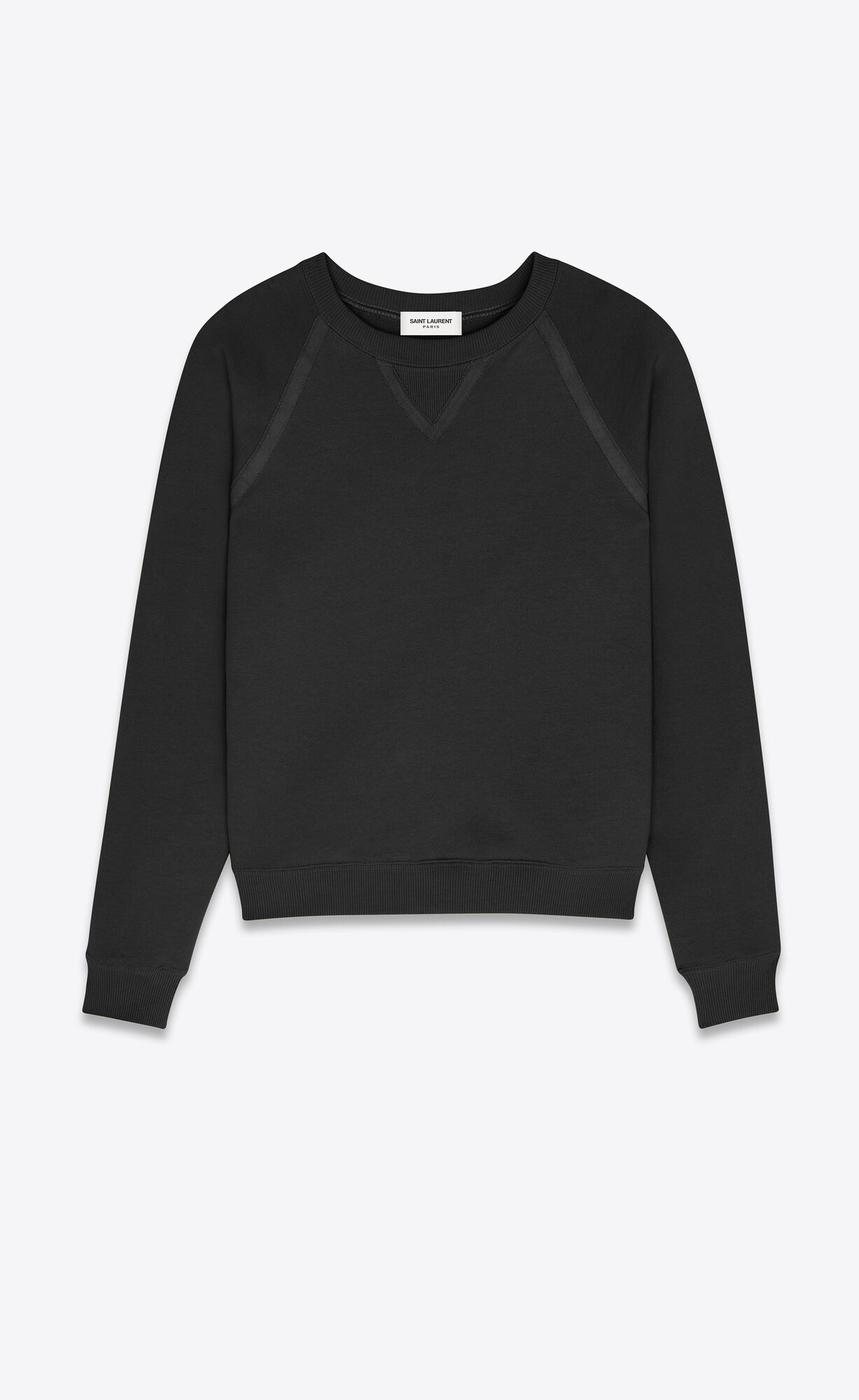 YSL Raglan Sweatshirt Noir | 86925-IZOU