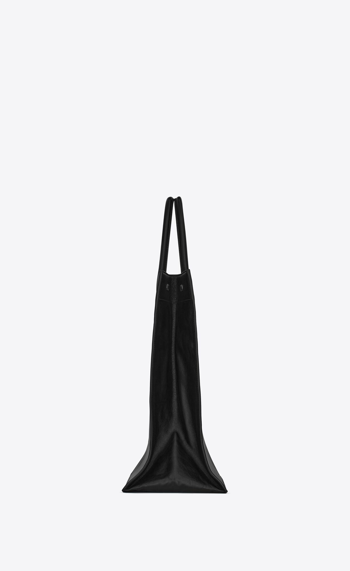 YSL Rive Gauche North/South Tote Bag In Smooth Leder Schwarz | 25371-JXLR