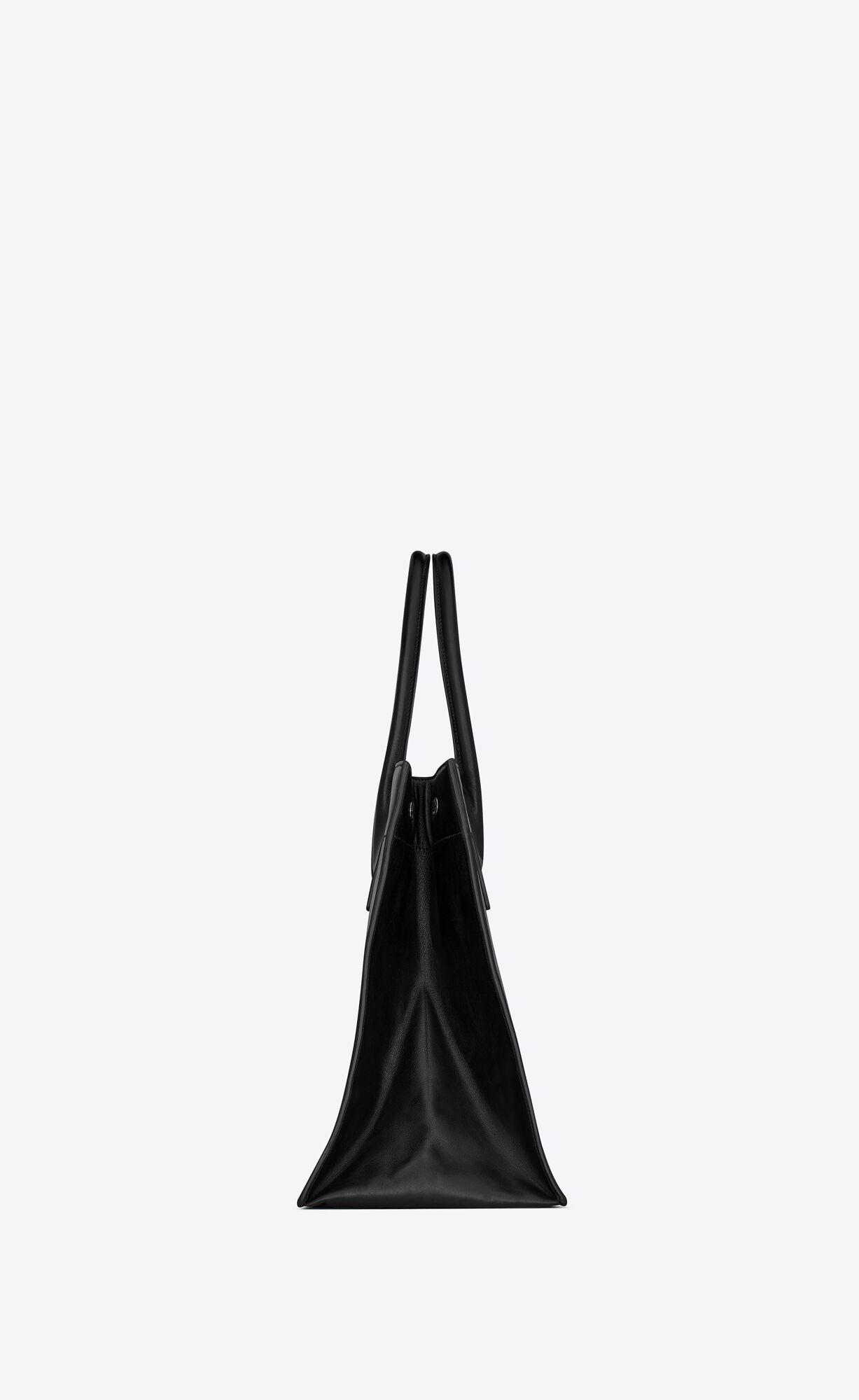 YSL Rive Gauche Small Tote Bag In Smooth Leder Noir | 70256-SHTX