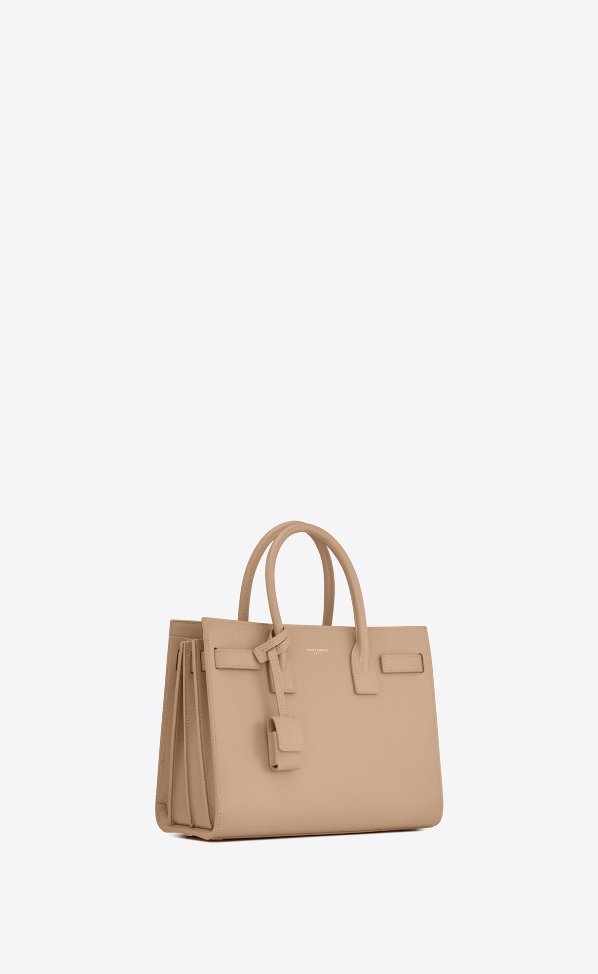 YSL Sac De Jour Baby In Smooth Leder Dunkelbeige | 13269-SKNH