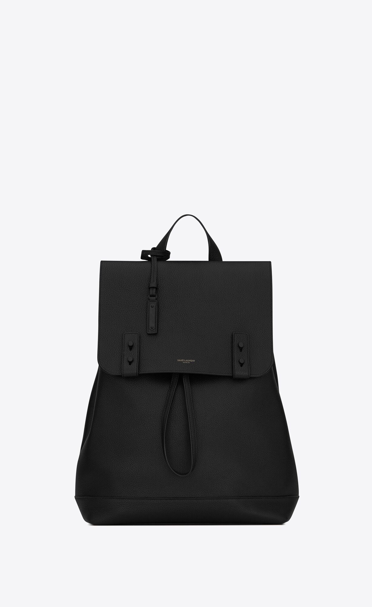 YSL Sac De Jour Backpack In Grained Leder Schwarz | 34976-IFJG