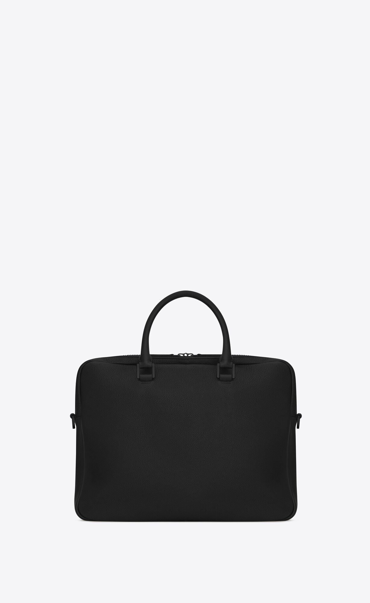 YSL Sac De Jour Briefcase In Grained Leder Schwarz | 25648-HUDZ