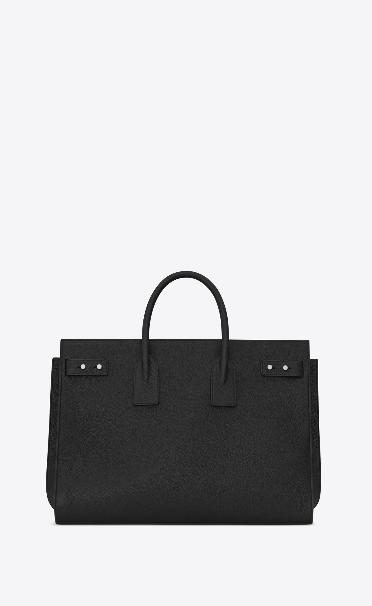 YSL Sac De Jour Large In Grained Leder Schwarz | 27834-NBHS