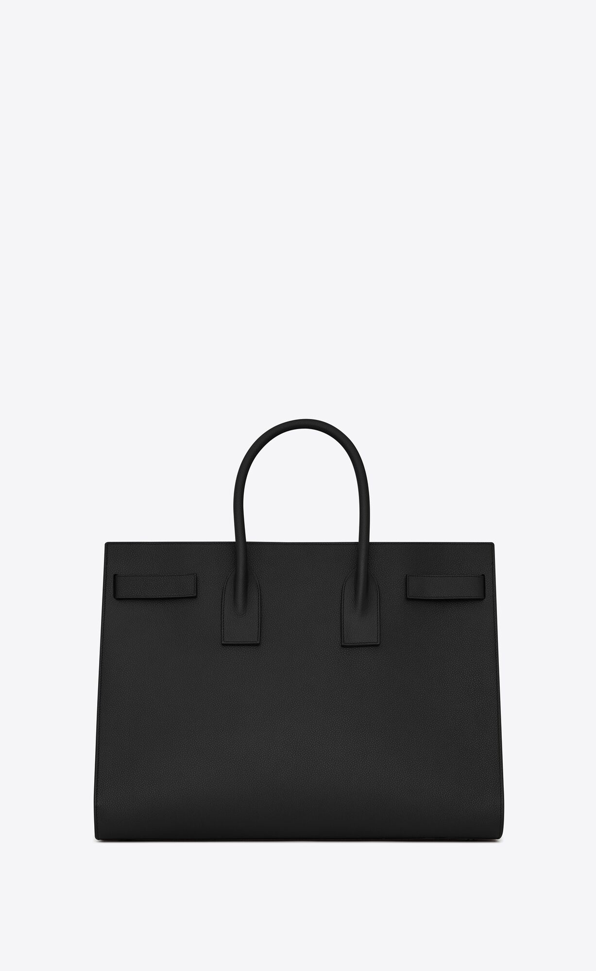 YSL Sac De Jour Large In Grained Leder Schwarz | 64953-WOKE