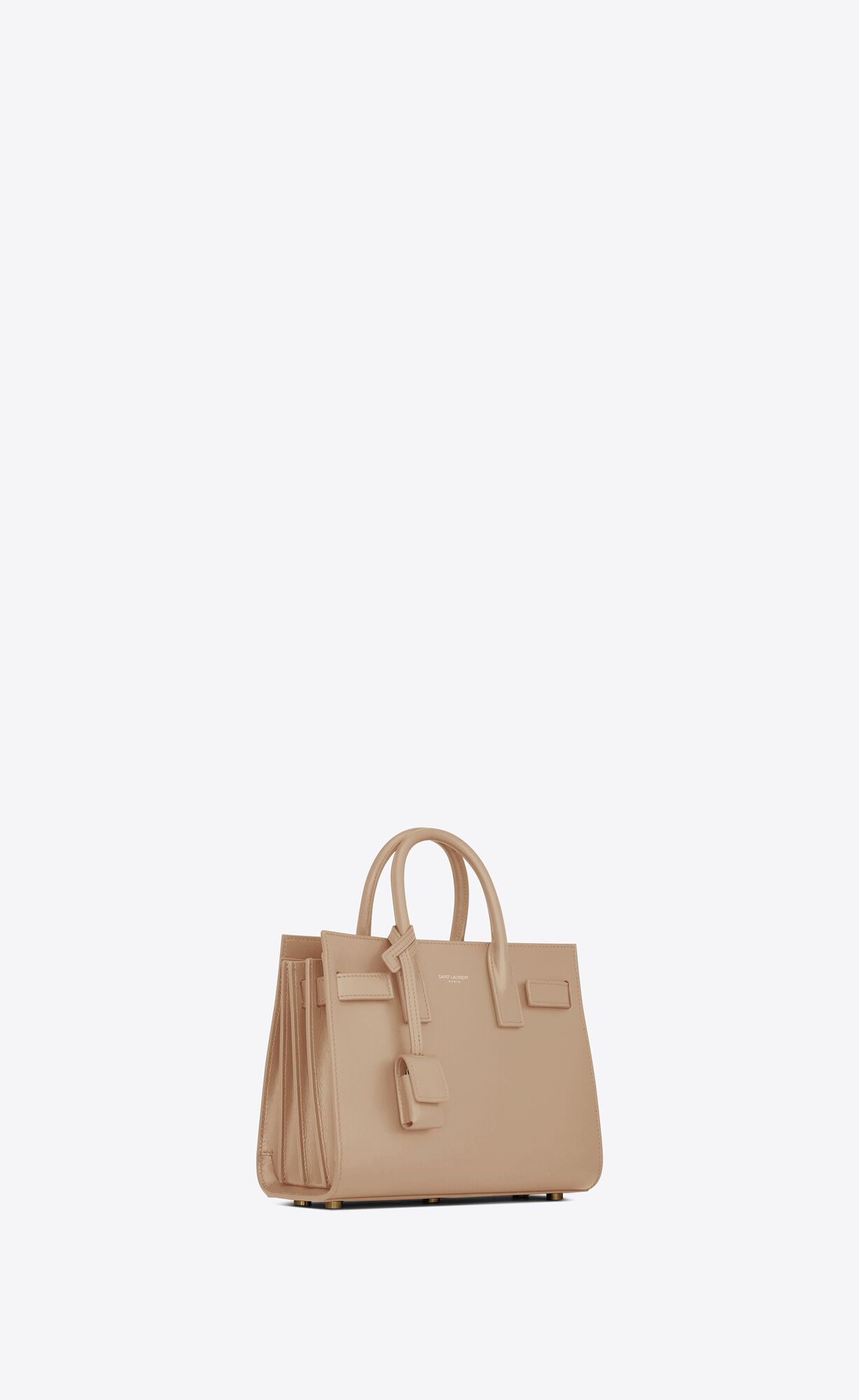 YSL Sac De Jour Nano In Smooth Leder Dunkelbeige | 32169-BFZX