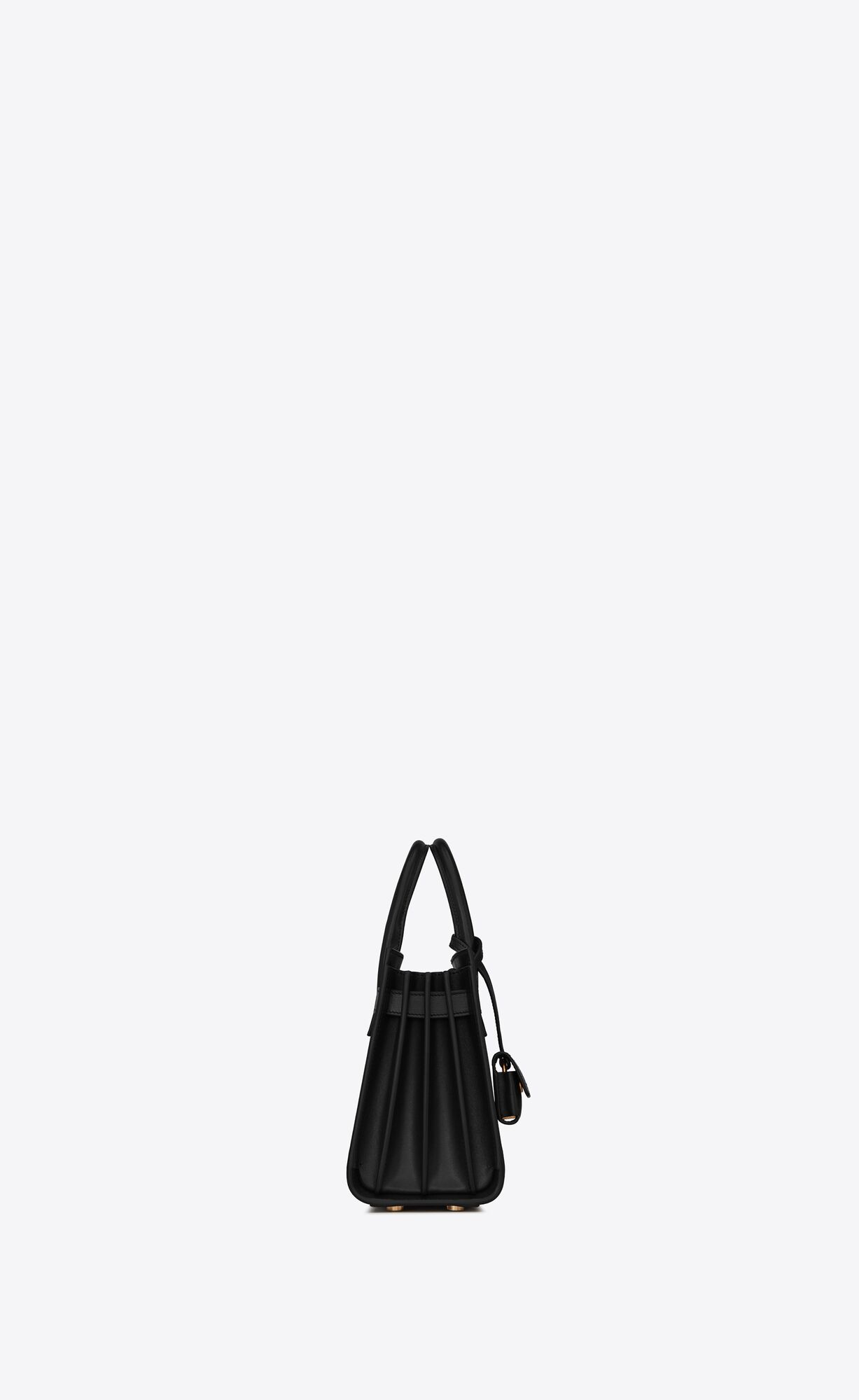 YSL Sac De Jour Nano In Smooth Leder Schwarz | 67285-OUSD