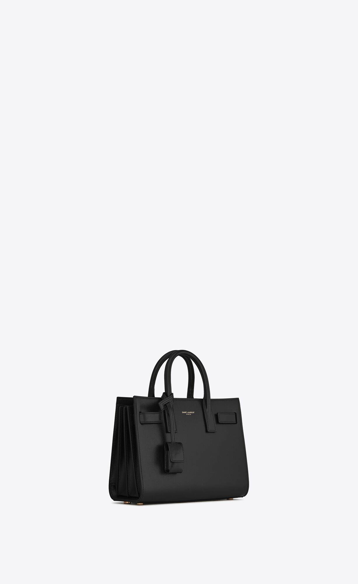 YSL Sac De Jour Nano In Smooth Leder Schwarz | 67285-OUSD