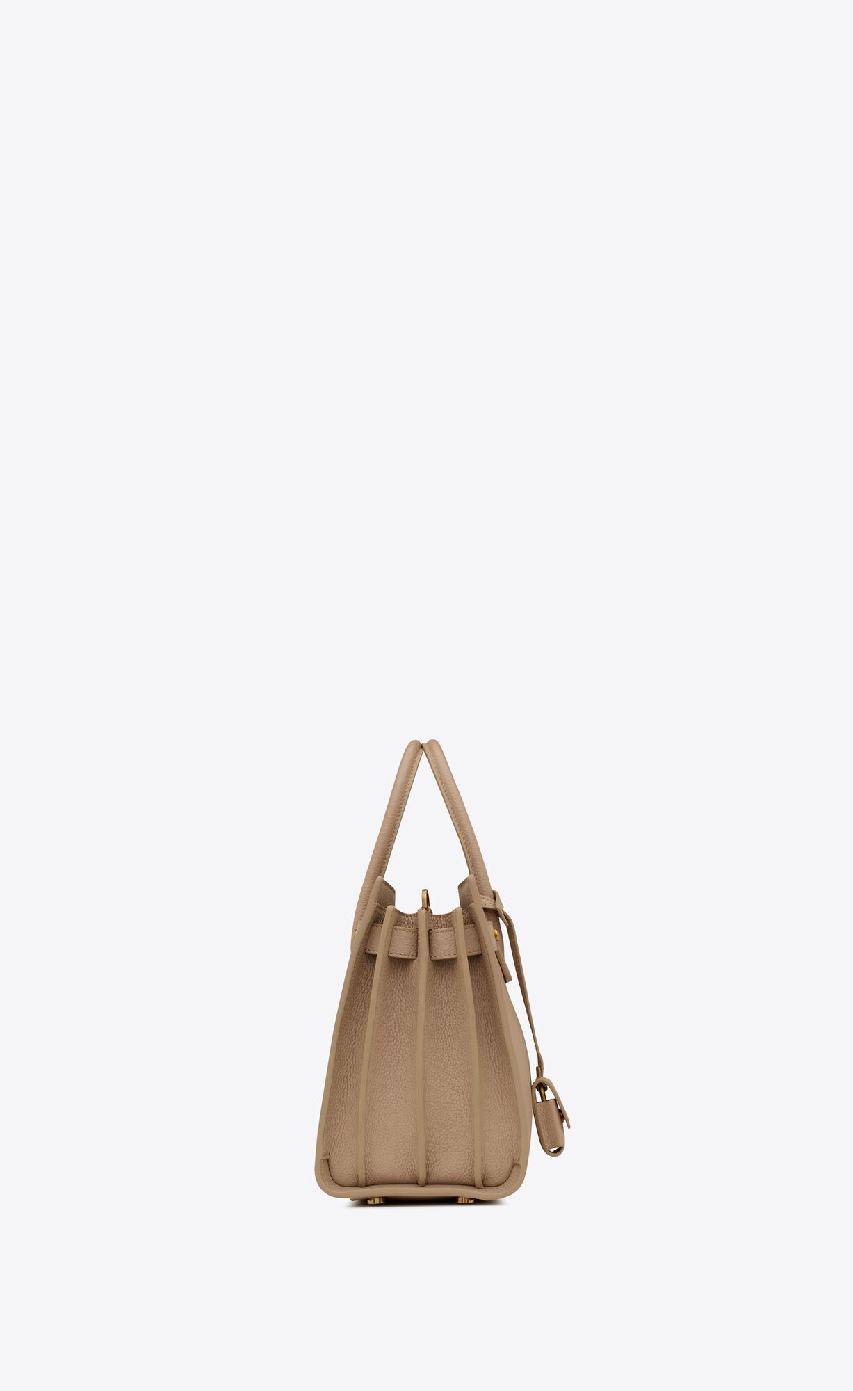 YSL Sac De Jour Supple Baby In Grained Leder Dunkelbeige | 01846-WYQA