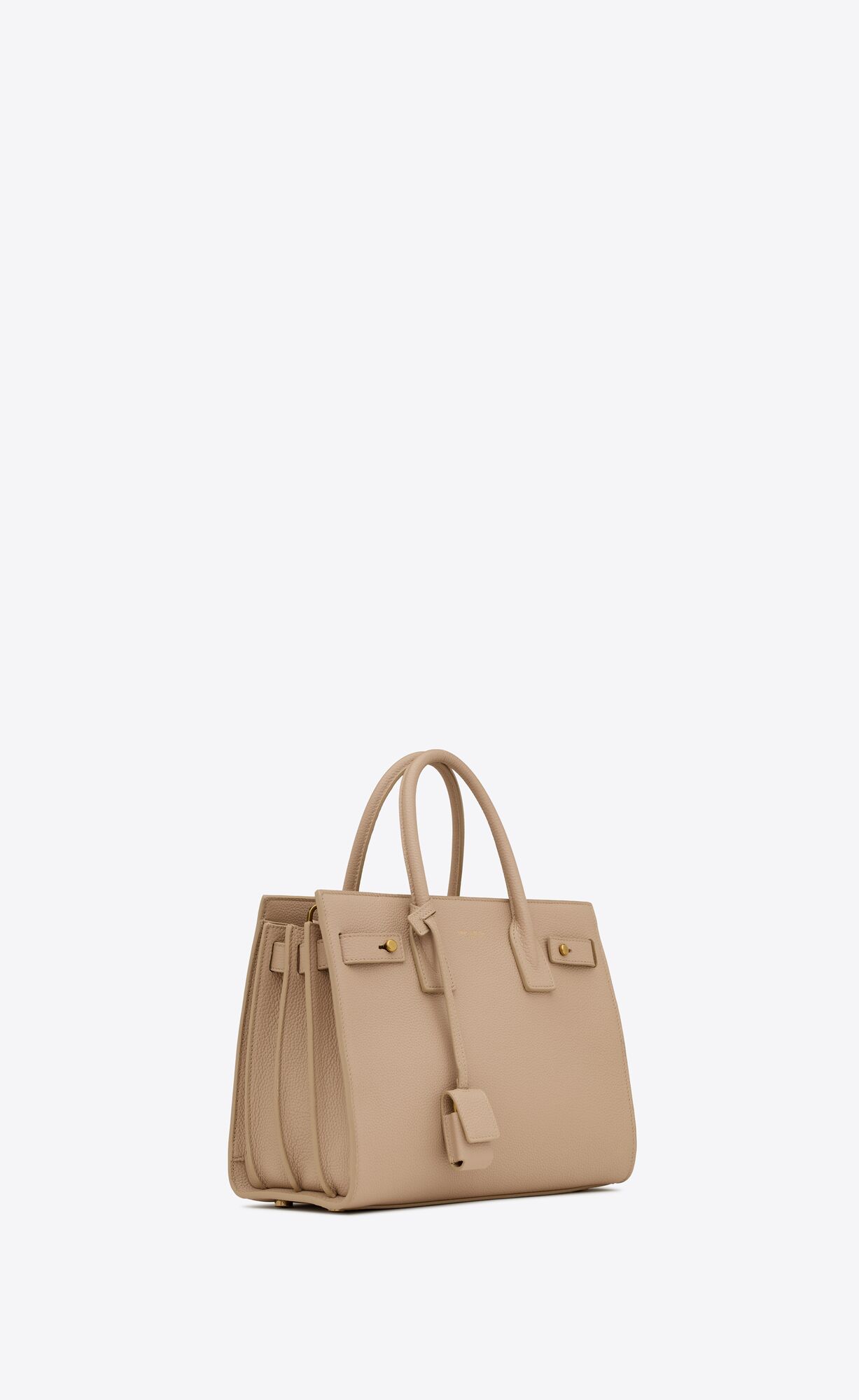 YSL Sac De Jour Supple Baby In Grained Leder Dunkelbeige | 01846-WYQA