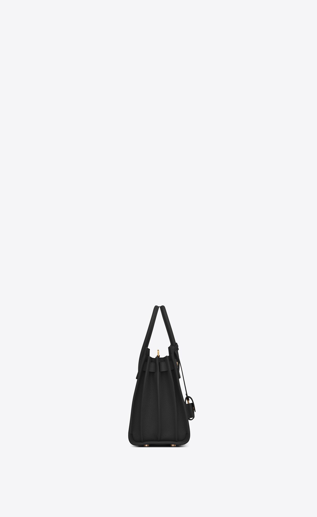 YSL Sac De Jour Supple Nano In Grained Leder Schwarz | 21509-GSNT