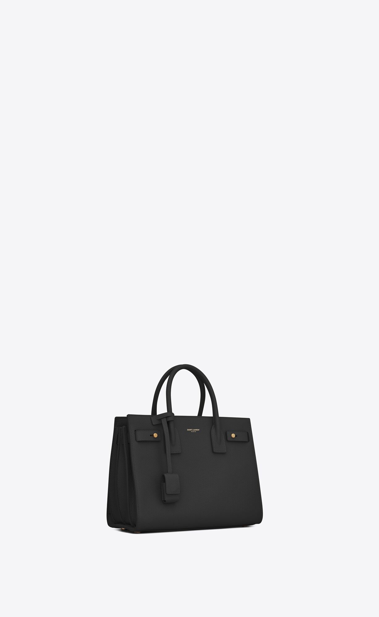 YSL Sac De Jour Supple Nano In Grained Leder Schwarz | 21509-GSNT