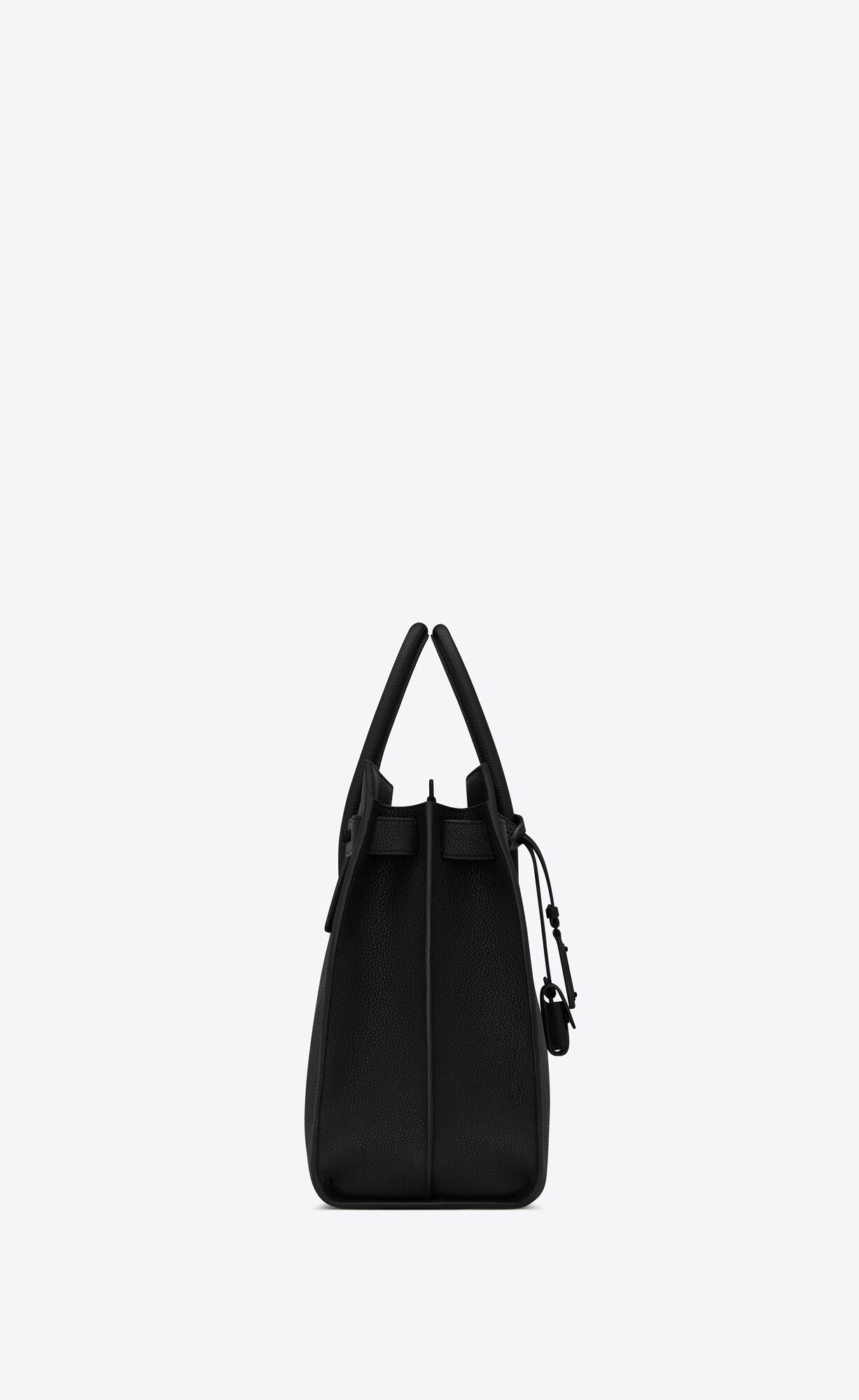 YSL Sac De Jour Thin Large In Grained Leder Schwarz | 41623-ORPD