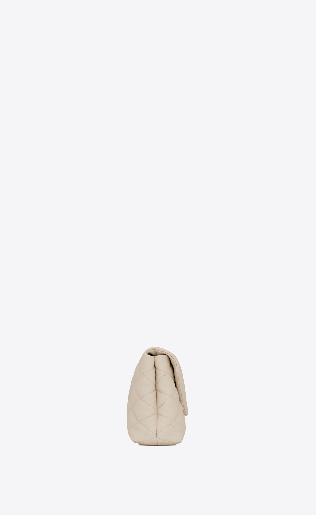 YSL Sade Large Clutch In Lambskin Blanc Vintage | 28740-TCOW