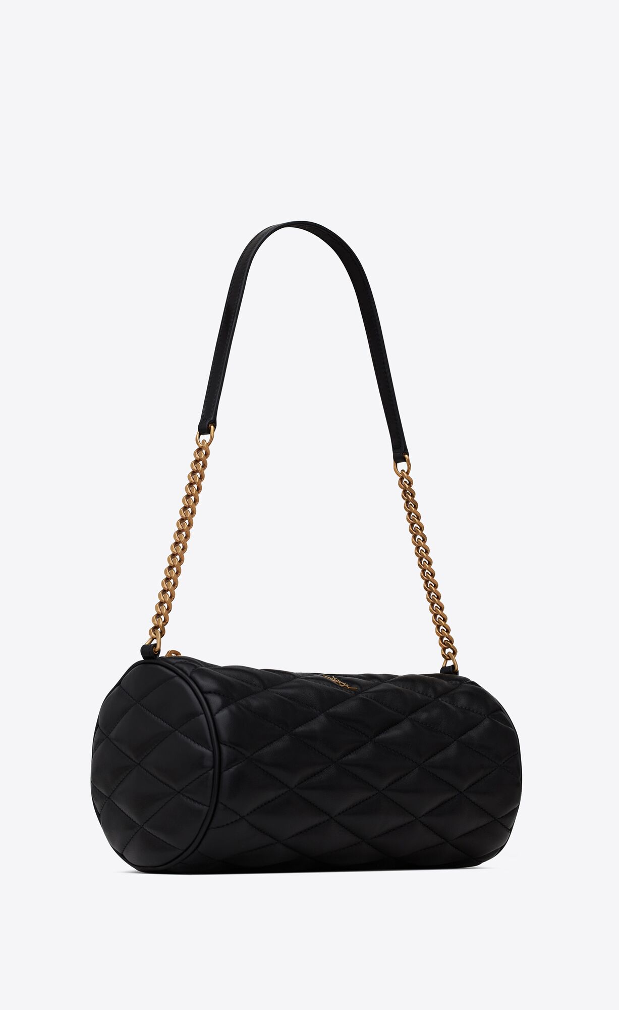 YSL Sade Small Tube Bag In Gesteppt Lambskin Noir | 96025-AMZG