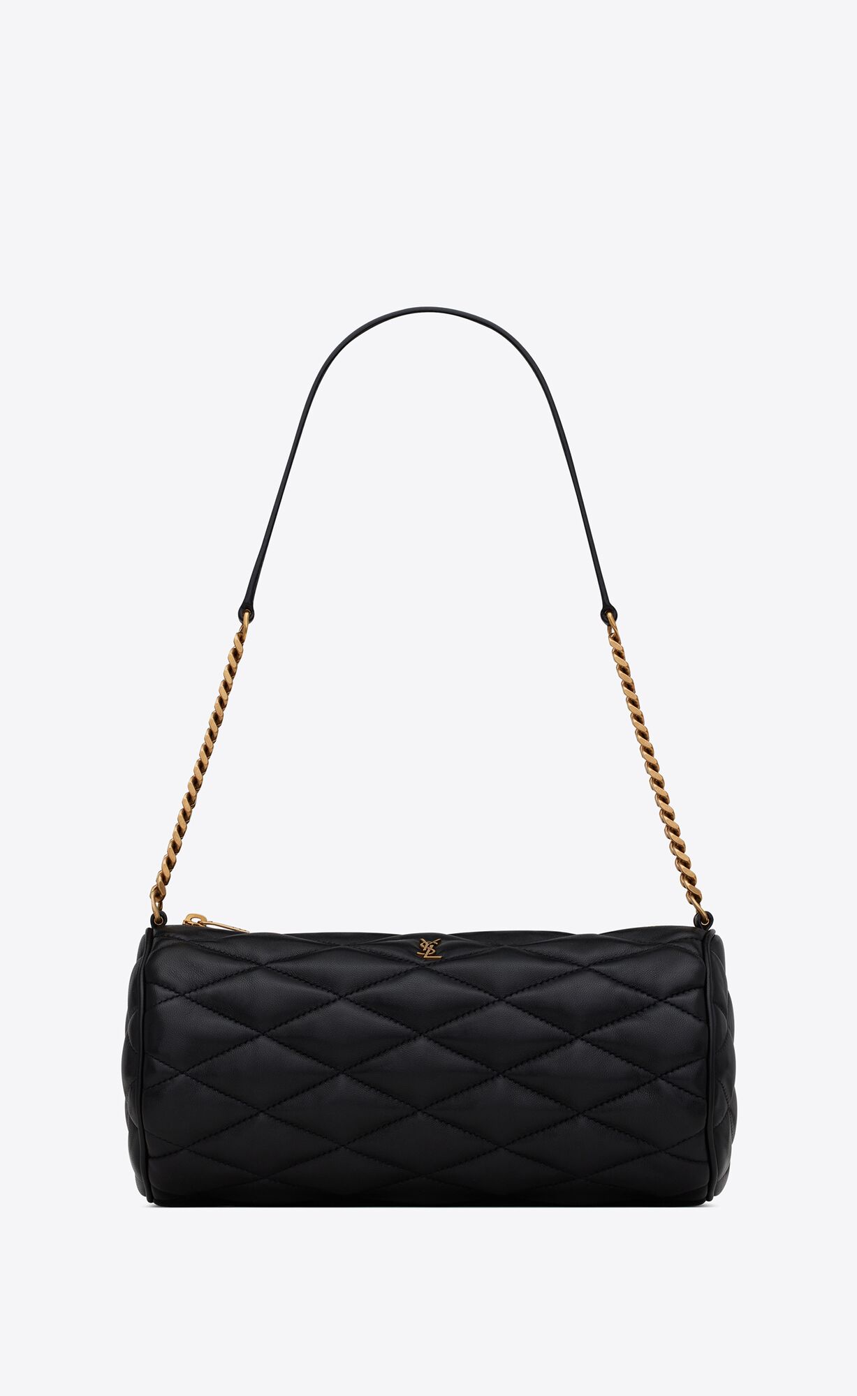 YSL Sade Small Tube Bag In Gesteppt Lambskin Noir | 96025-AMZG