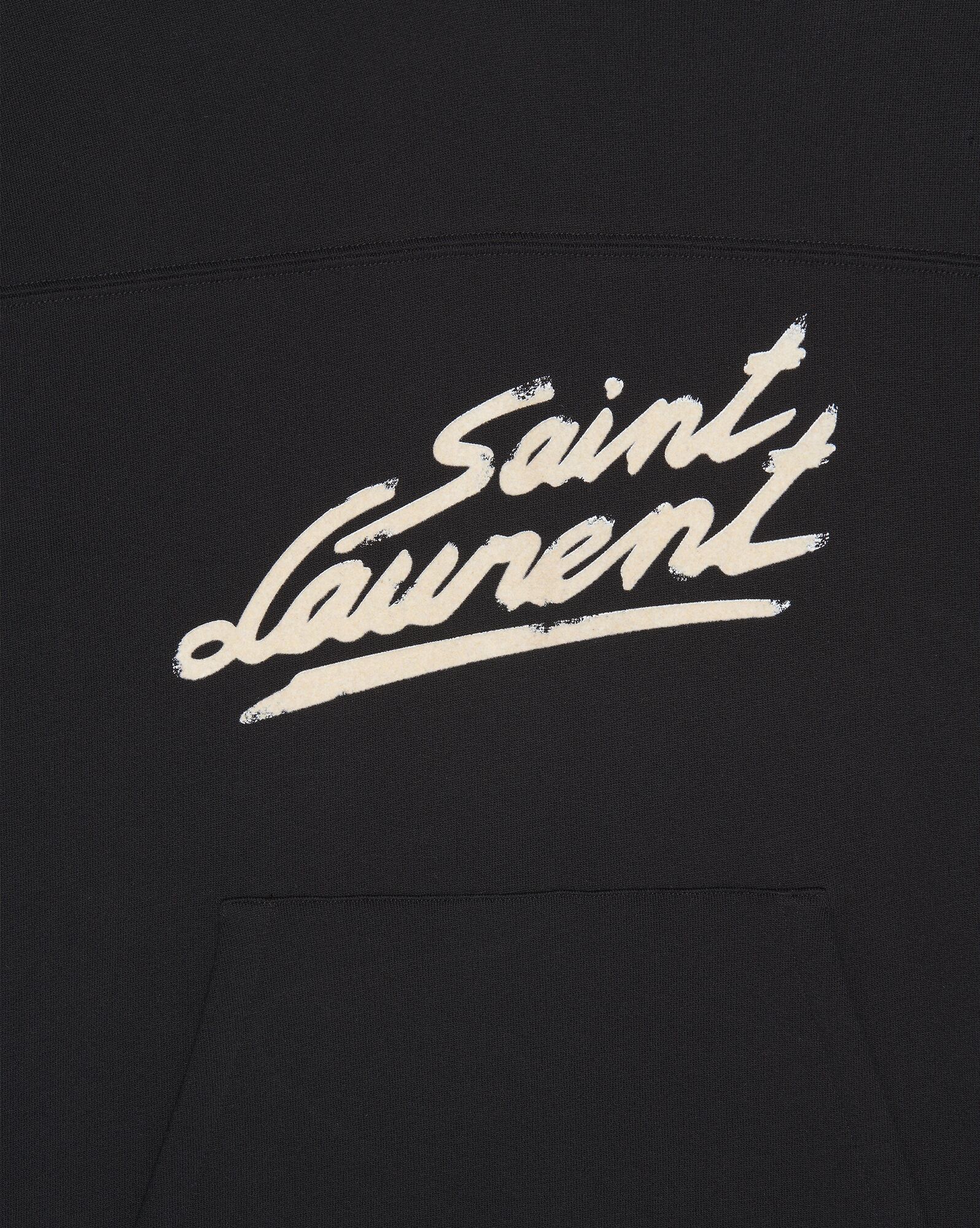 YSL Saint Laurent 50s Signature Hoodie Schwarz | 56382-KCAJ