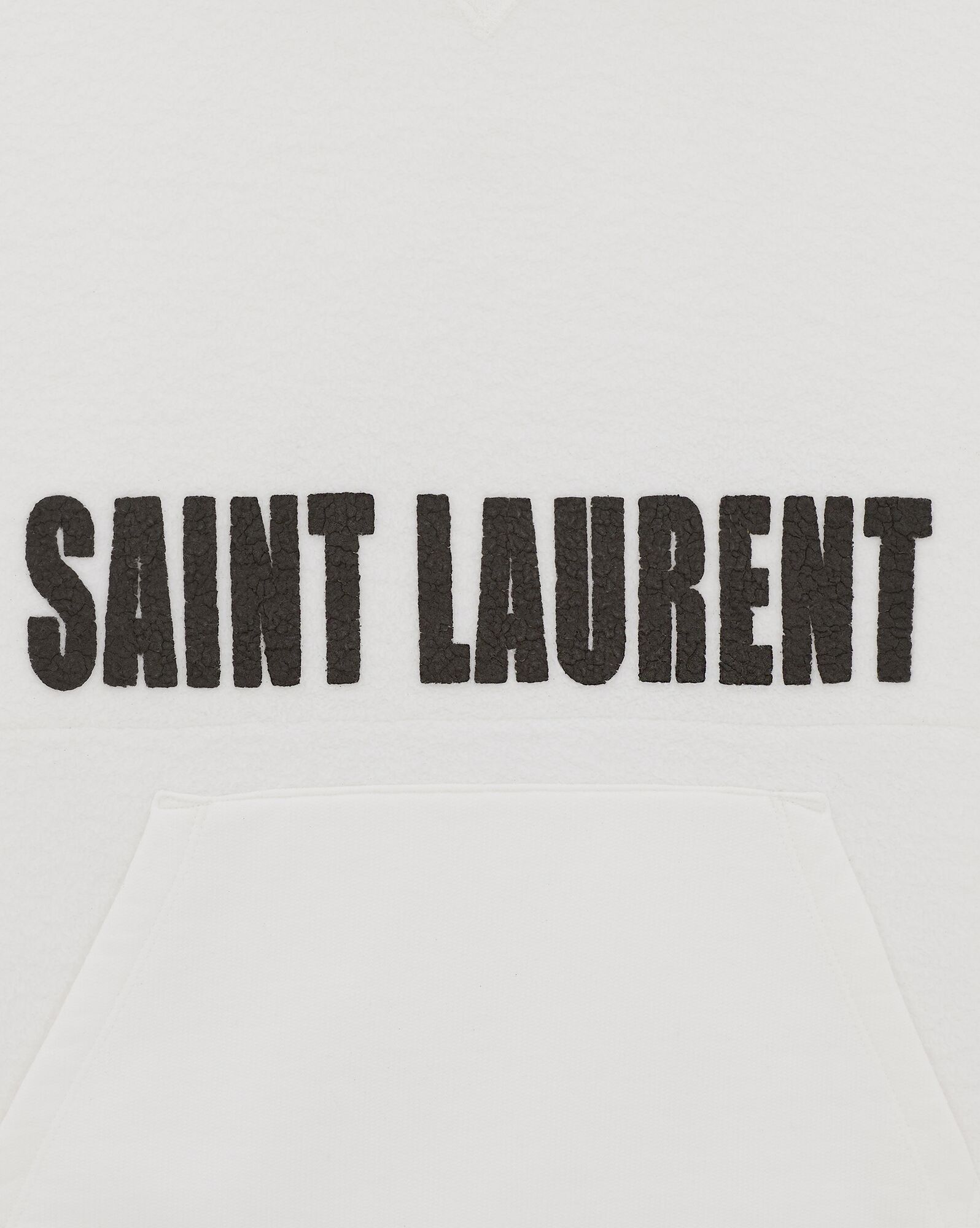 YSL Saint Laurent Agafay Hoodie Naturel Et Noir | 15468-HSGR