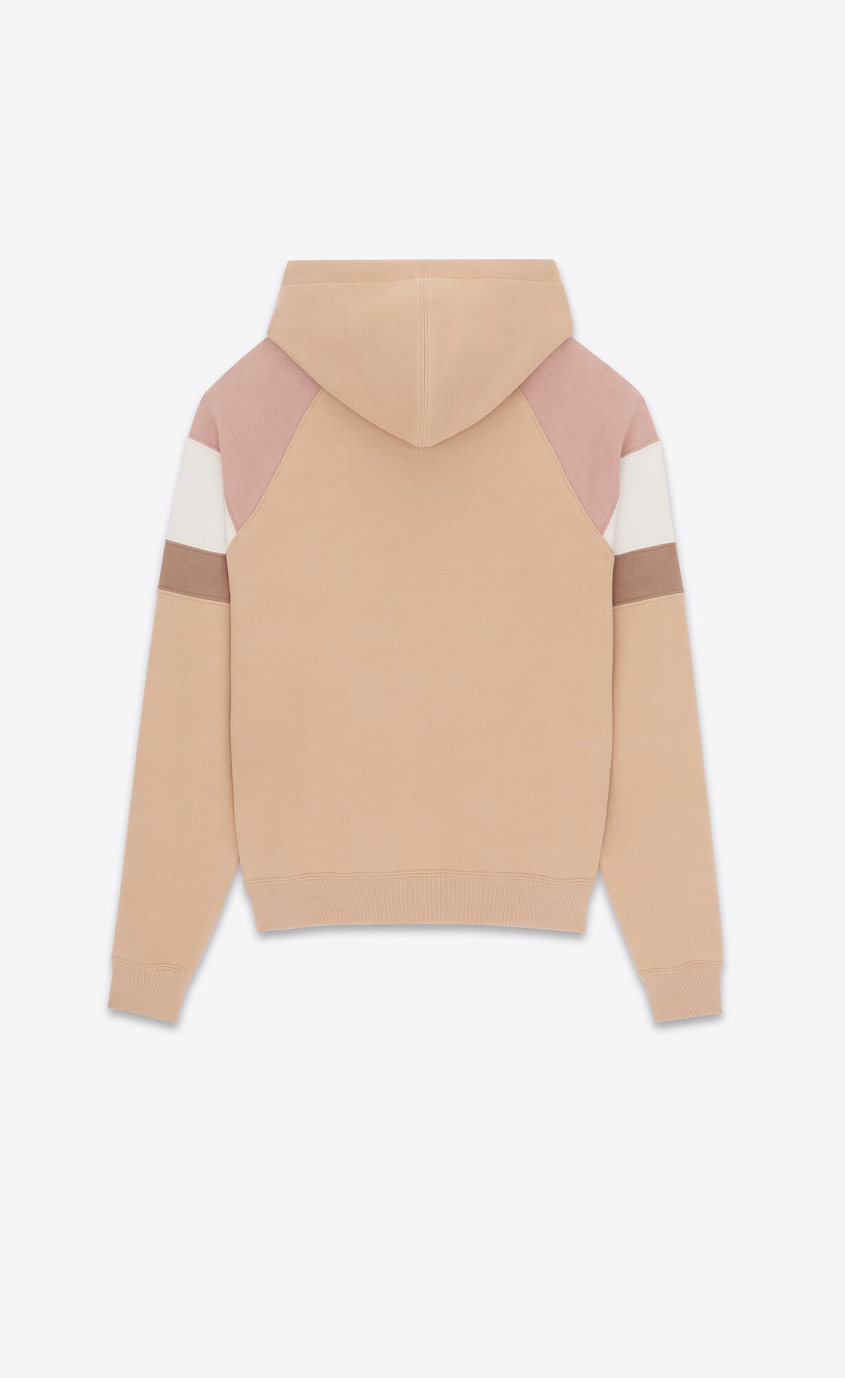 YSL Saint Laurent Hoodie Beige Rosa | 36197-XHUY