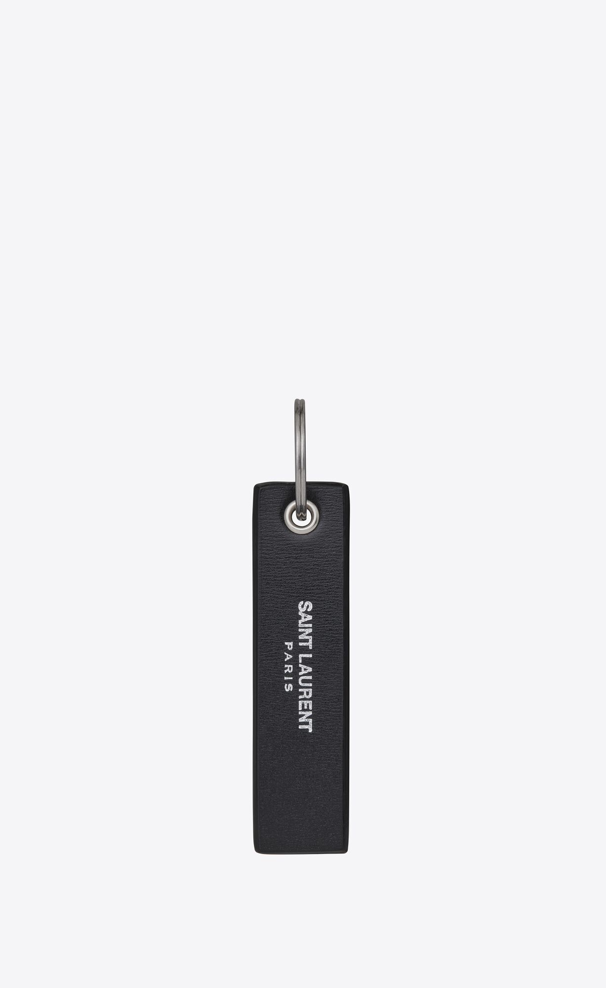 YSL Saint Laurent Leder Keyring Schwarz | 51743-LREV