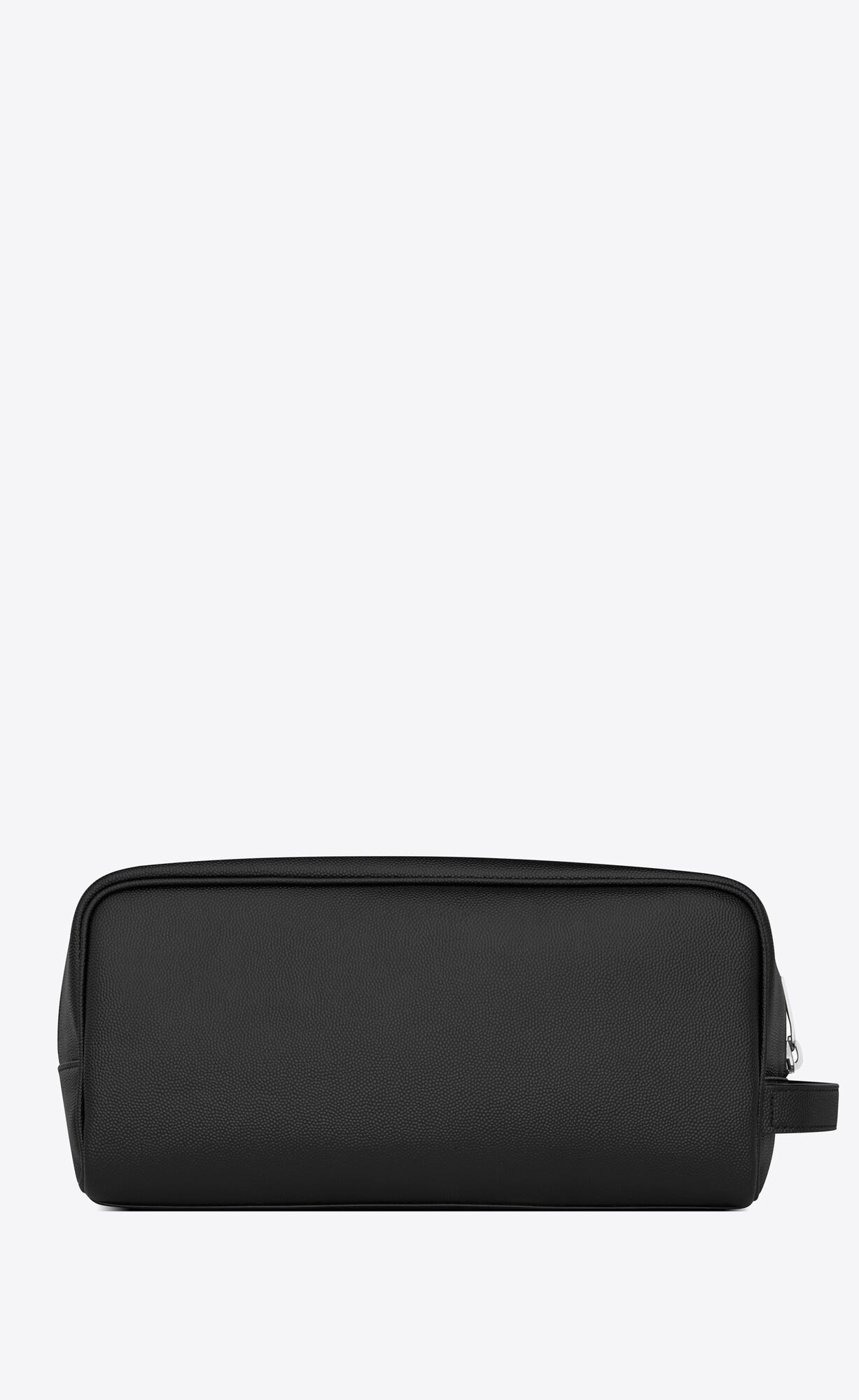 YSL Saint Laurent Paris Grooming Case In Grain De Poudre Embossed Leder Schwarz | 06523-YHJS