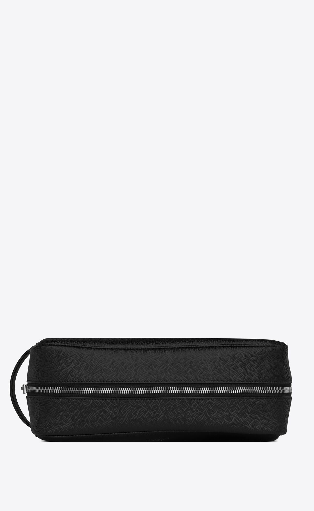 YSL Saint Laurent Paris Grooming Case In Grain De Poudre Embossed Leder Schwarz | 06523-YHJS