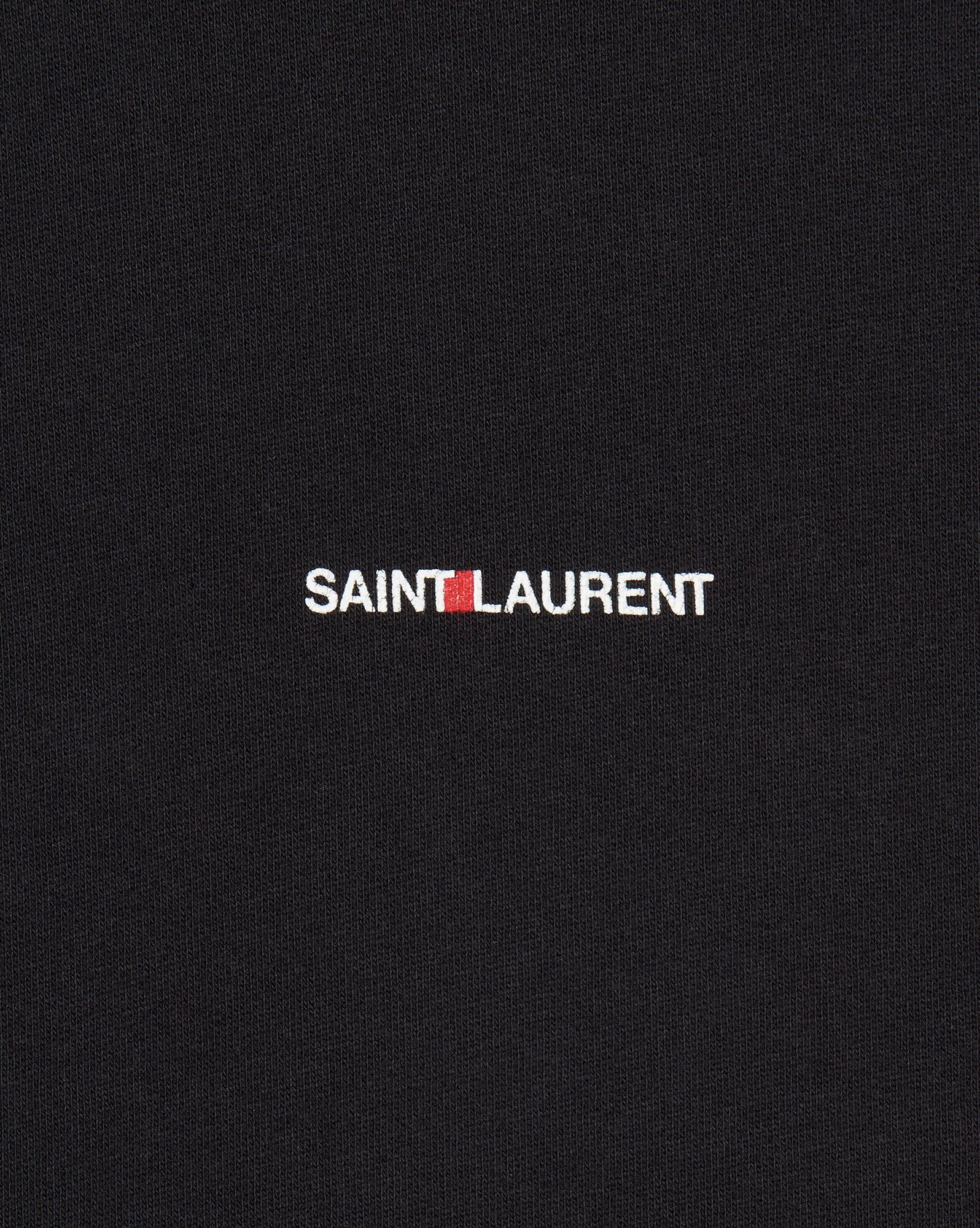 YSL Saint Laurent Rive Gauche Hoodie Schwarz | 78951-PSIT