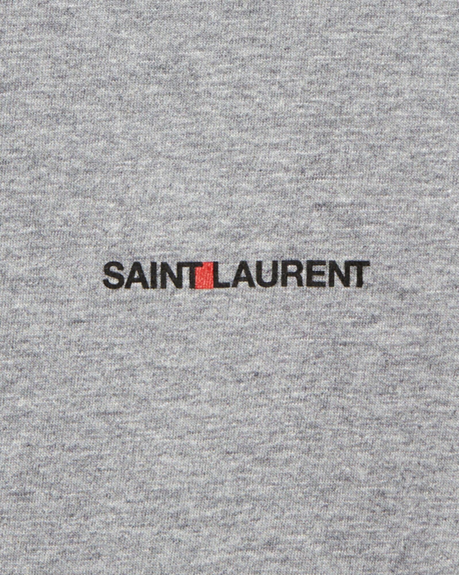 YSL Saint Laurent Rive Gauche T-shirt Grau | 58970-ILTU