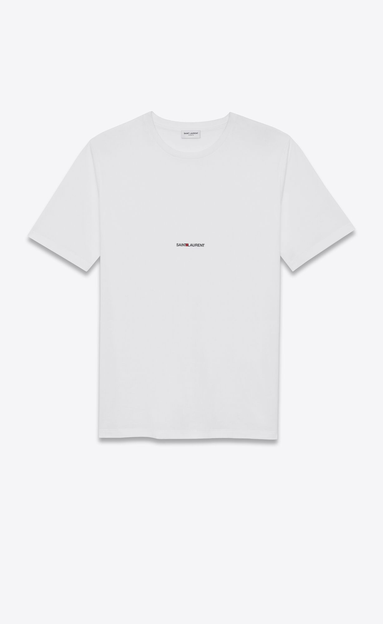 YSL Saint Laurent Rive Gauche T-shirt Weiß | 50638-SUAJ