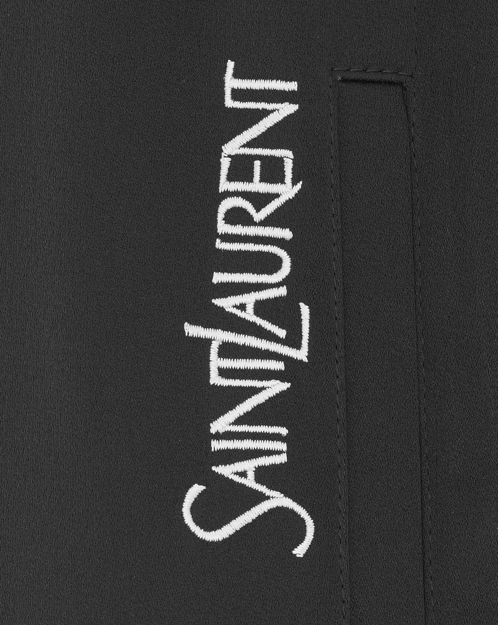 YSL Saint Laurent Sweatpants In Crepe Satin Schwarz | 54238-GJBS