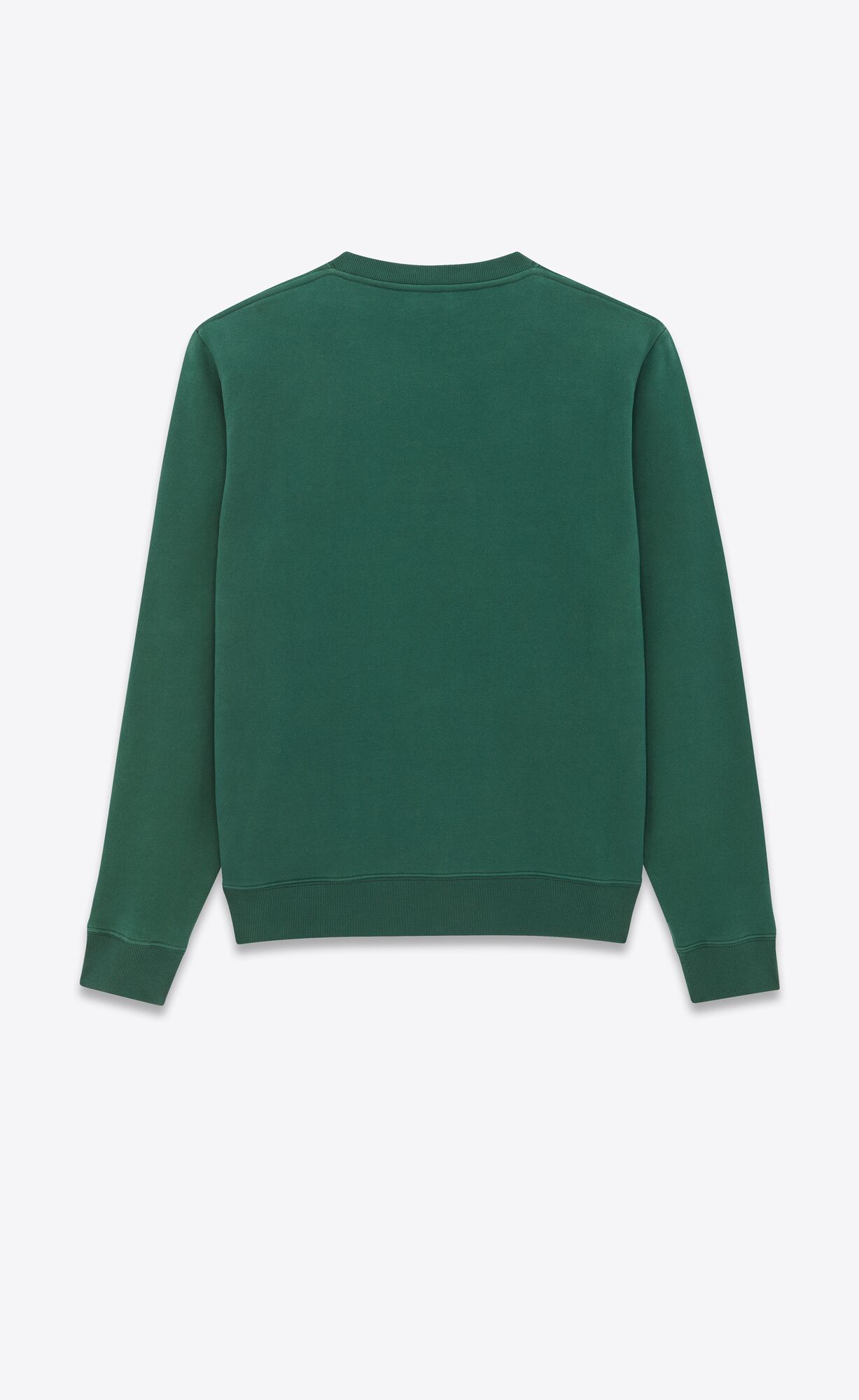 YSL Saint Laurent Sweatshirt Vert Et Naturel | 43150-AMCN