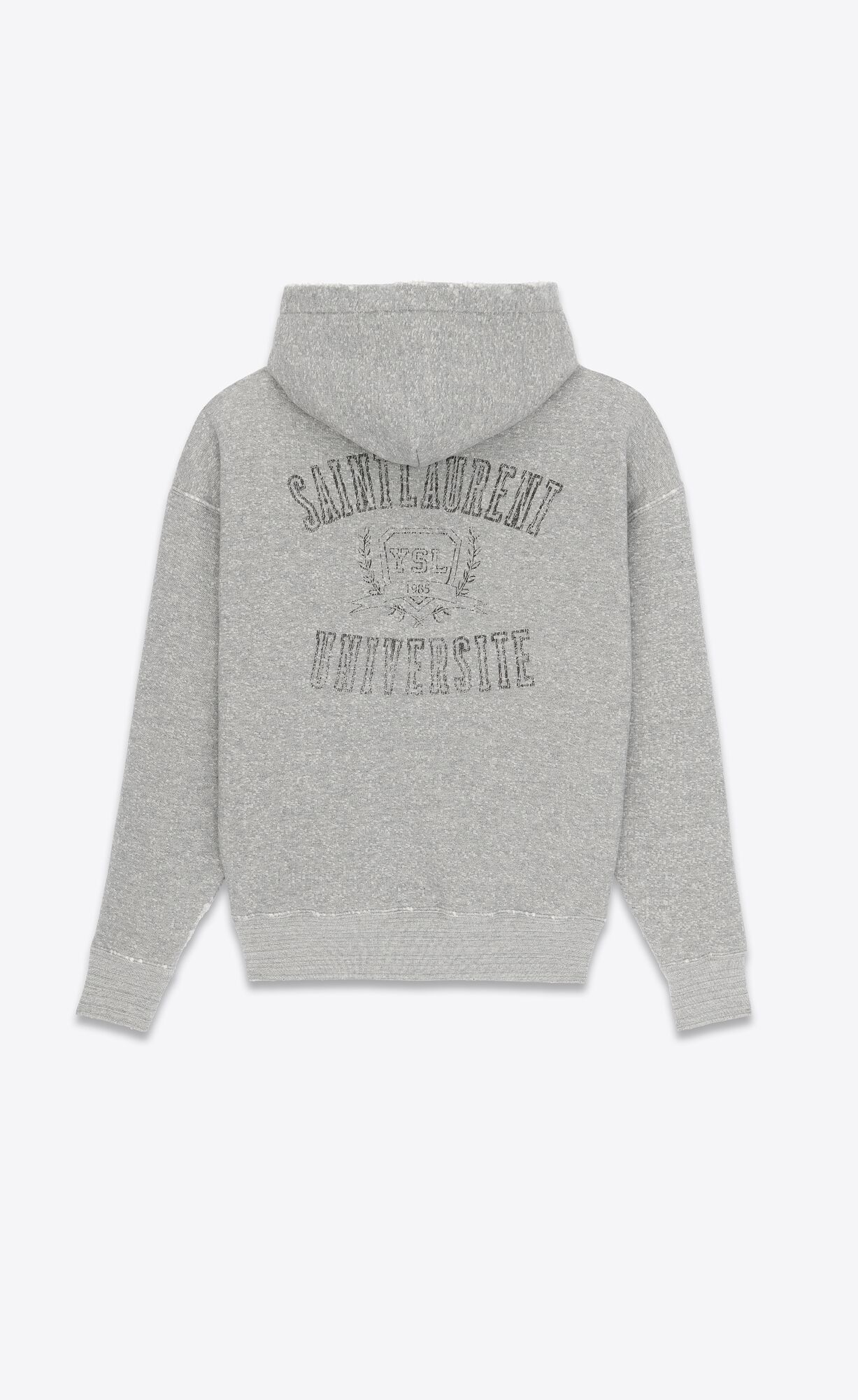 YSL Saint Laurent Université Hoodie Gris Chine Et Gris | 24736-XSRW