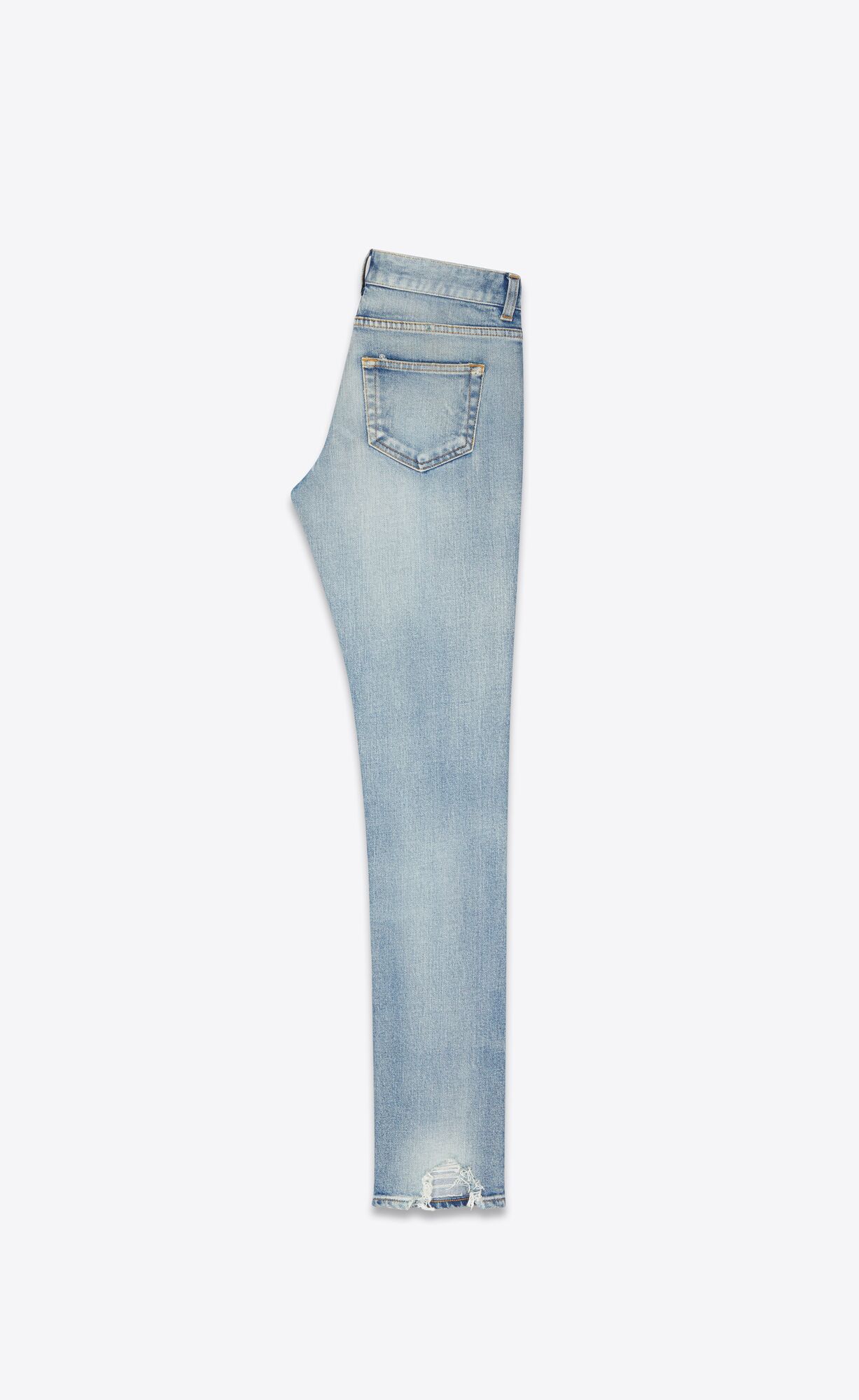 YSL Schlank-fit Jeans Blau | 12539-GMOU