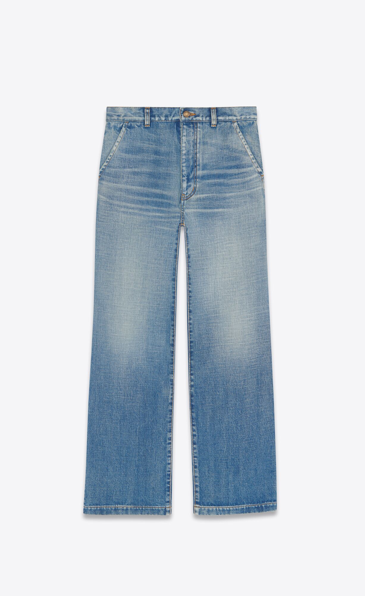 YSL Serge Jeans Blau | 43801-UYBX