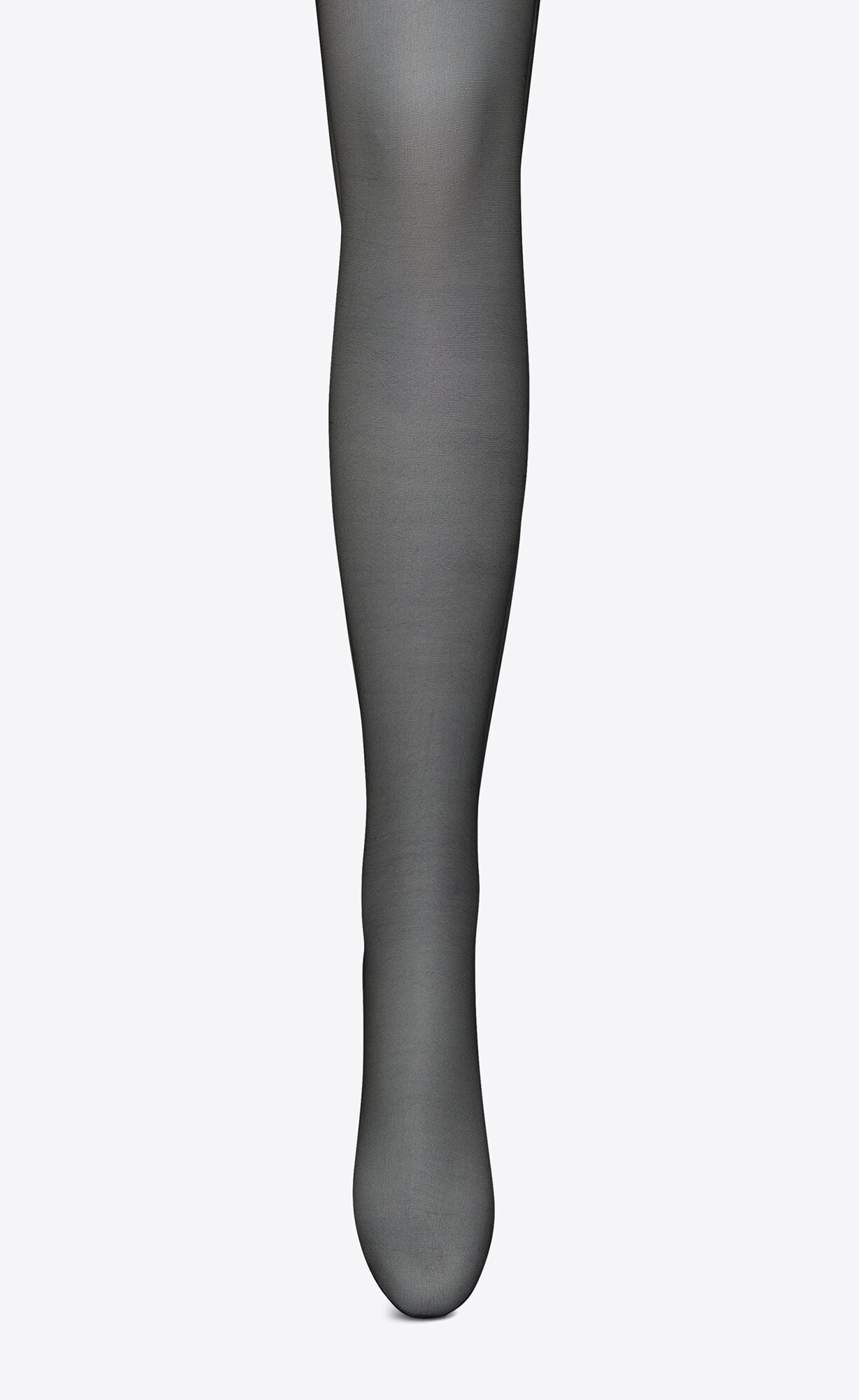 YSL Sheer Black Cassandre Tights Noir | 52396-YHIJ