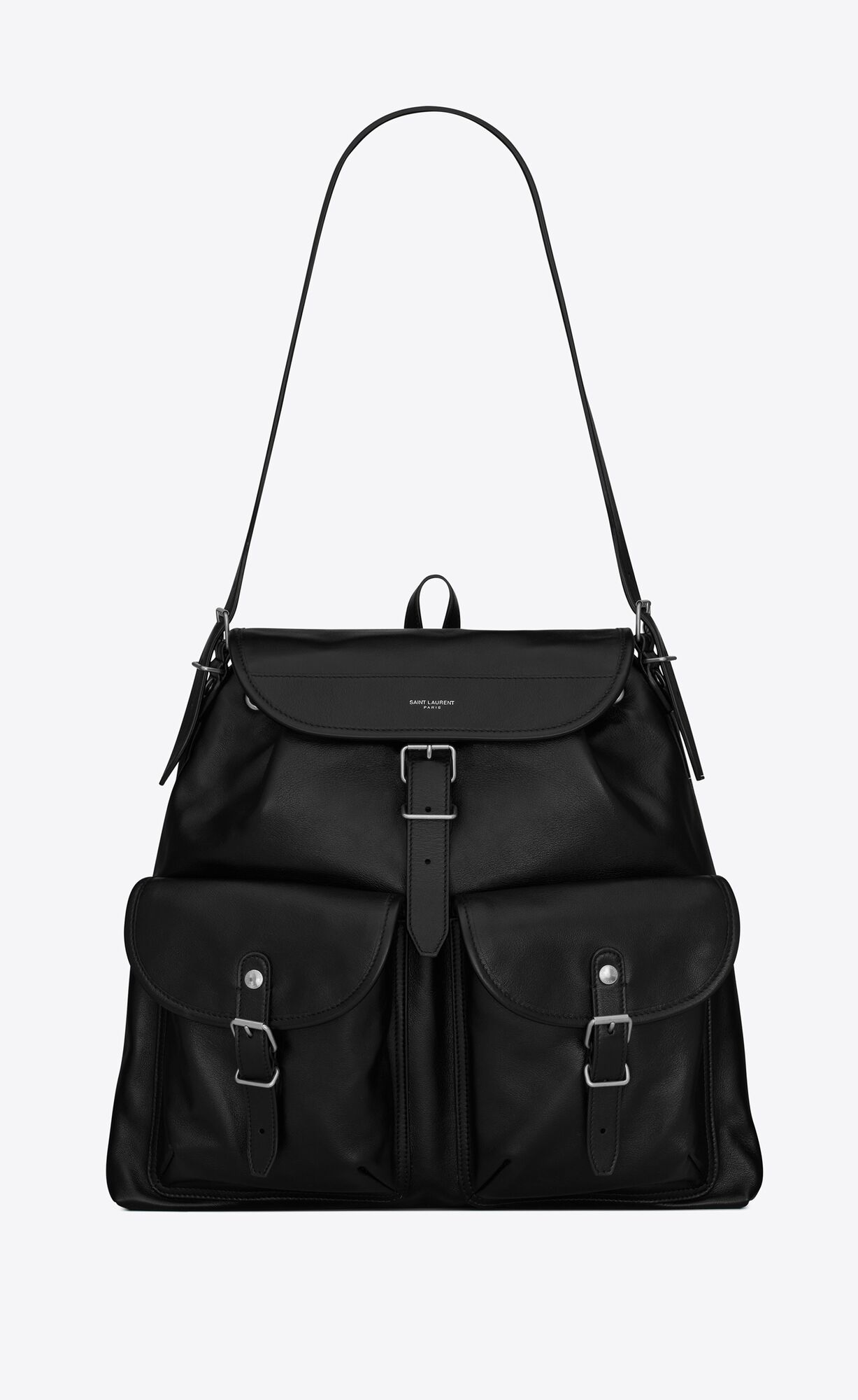 YSL Shoulder Bag In Smooth Leder Schwarz | 72539-ERHM