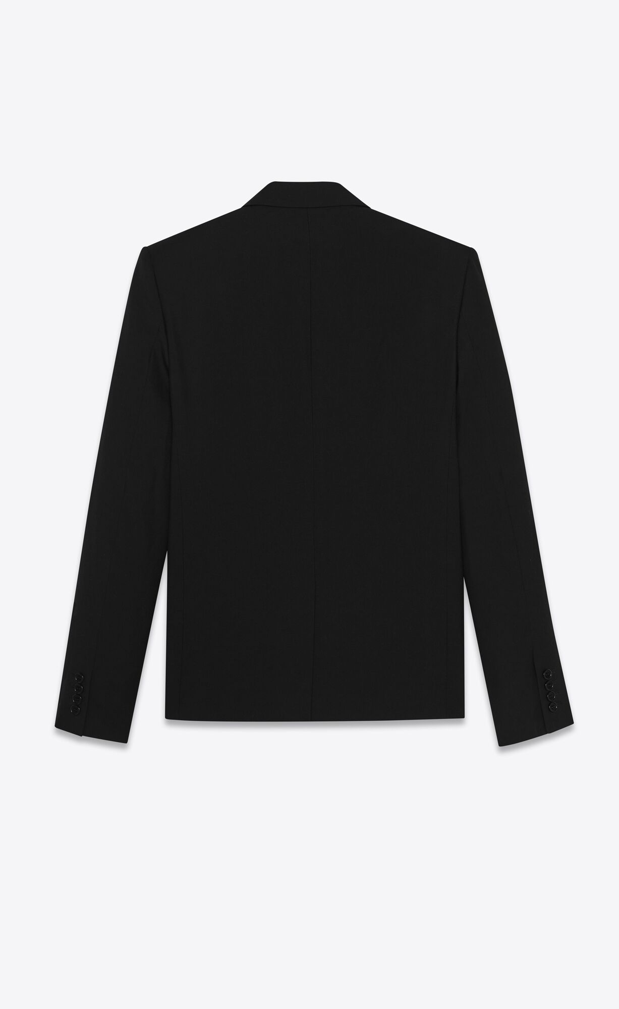 YSL Single-breasted Jacket In Gabardine Saint Laurent Schwarz | 43725-WLZX