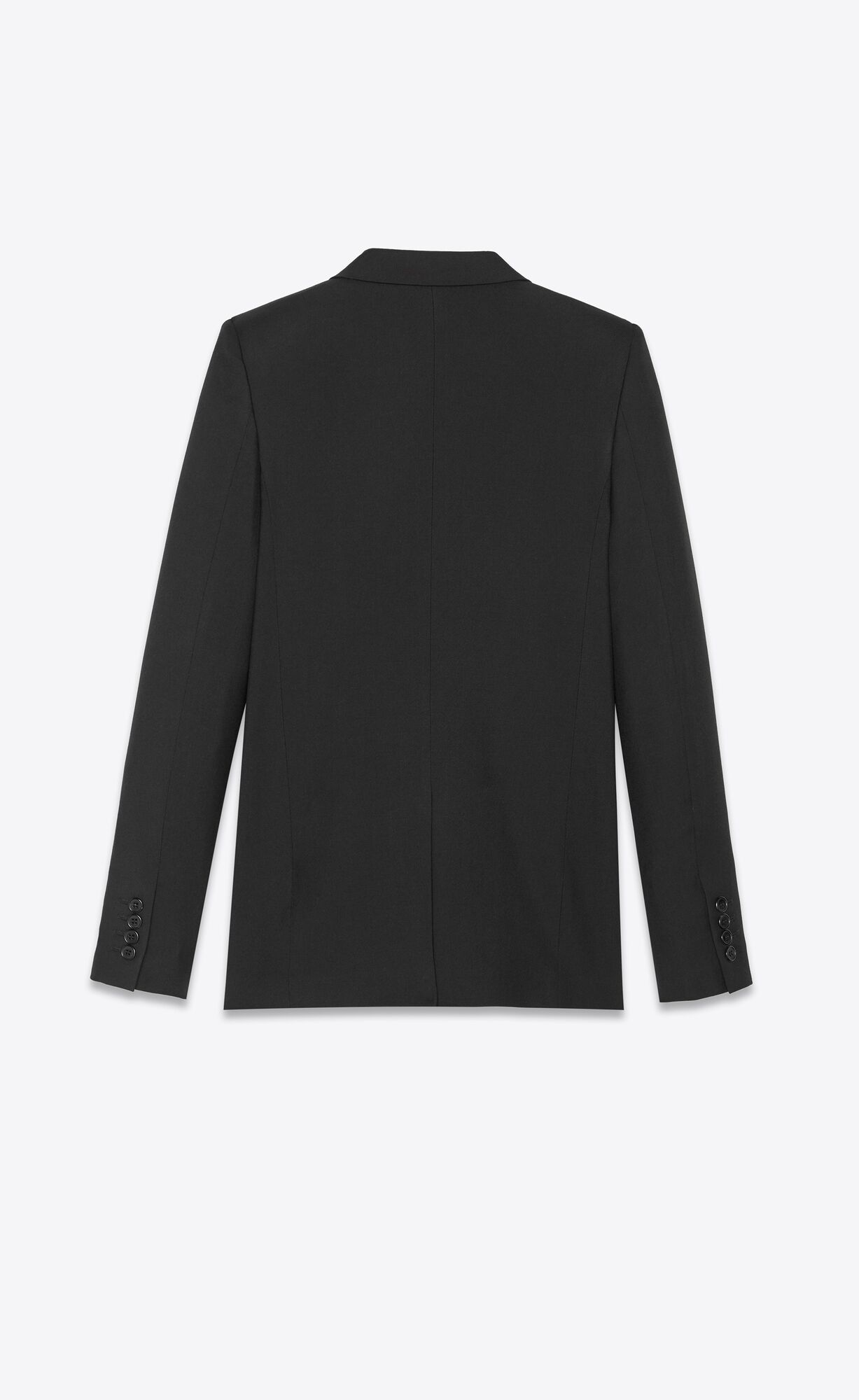 YSL Single-breasted Jacket In Gabardine Saint Laurent Schwarz | 74569-IGRL