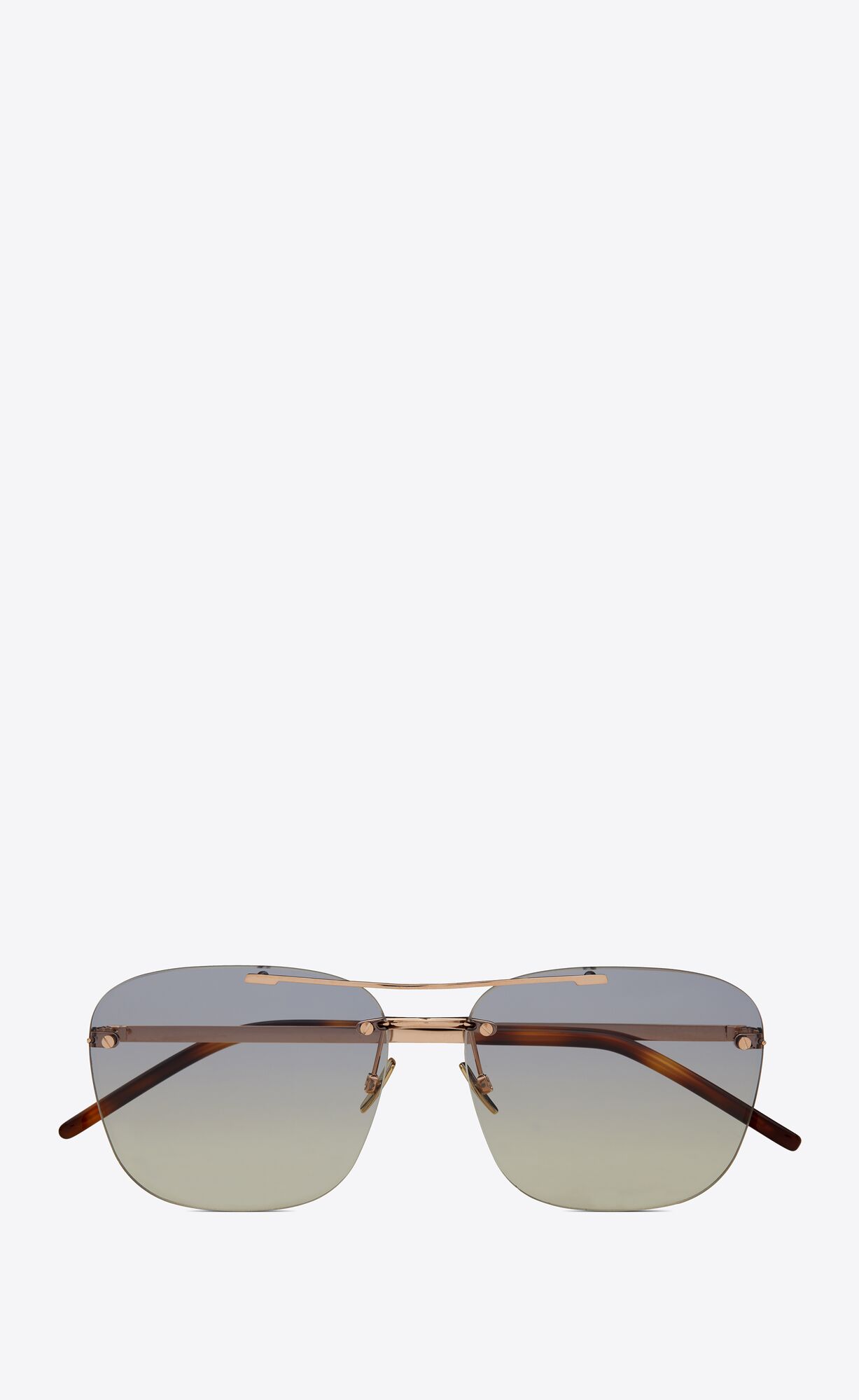 YSL Sl 309 Rimless Rosa Gold | 71428-ZRKU