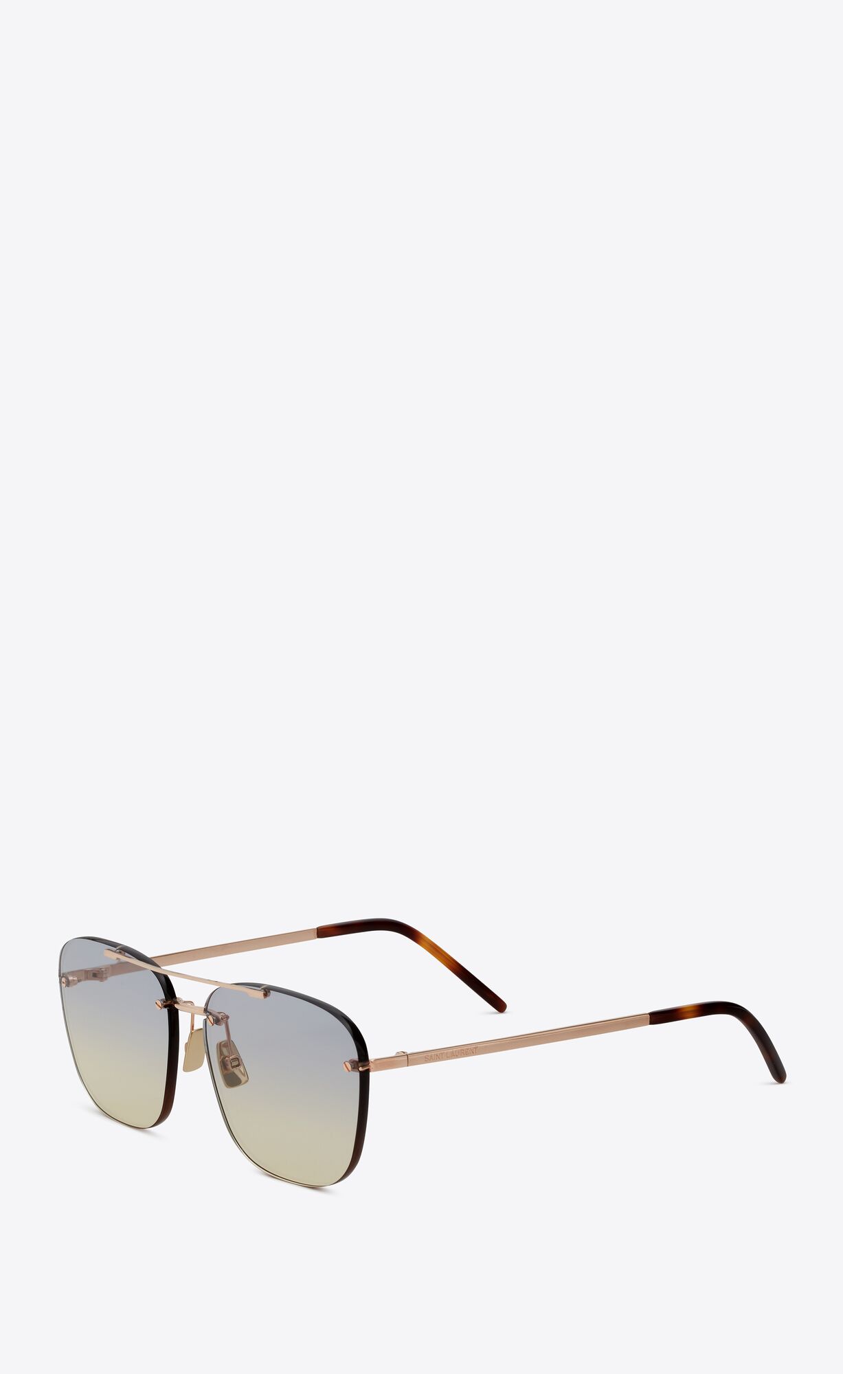 YSL Sl 309 Rimless Rosa Gold | 74935-OTZI