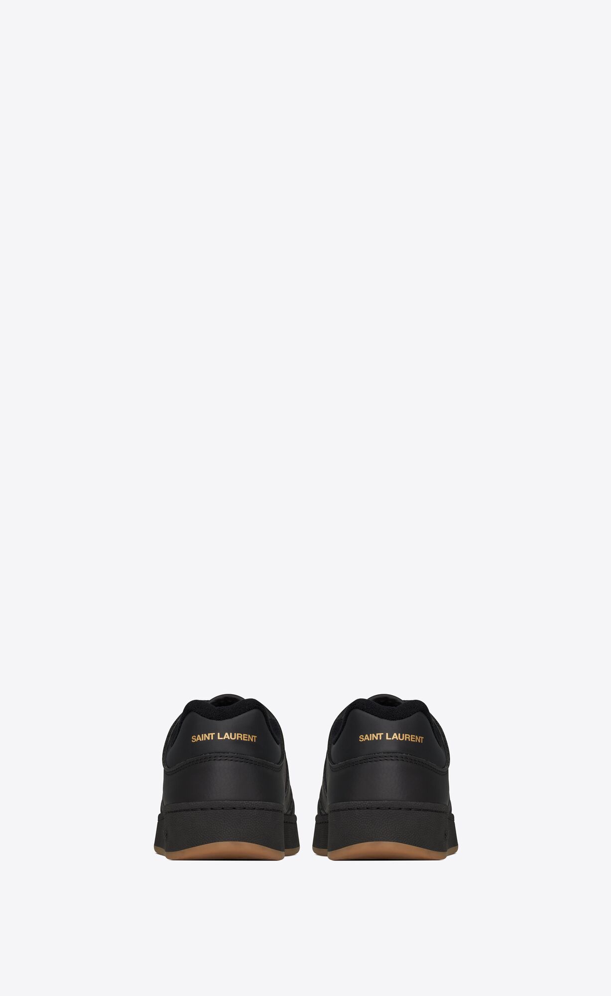 YSL Sl/61 Low-top Sneakers In Smooth And Grained Leder Noir | 38965-OSGV