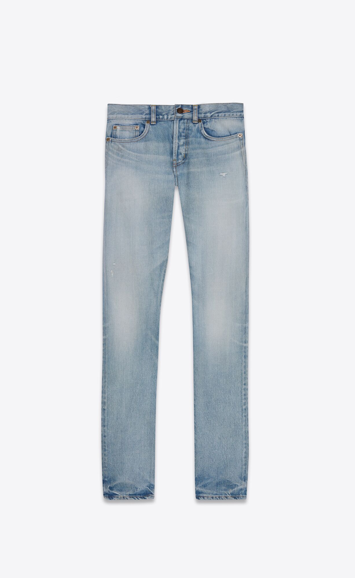 YSL Slim-fit Jeans Hellblau | 04238-KLQA