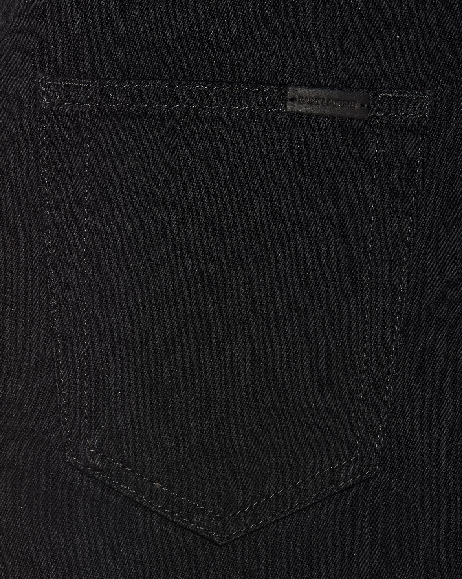 YSL Slim-fit Jeans Schwarz | 76394-OPRY