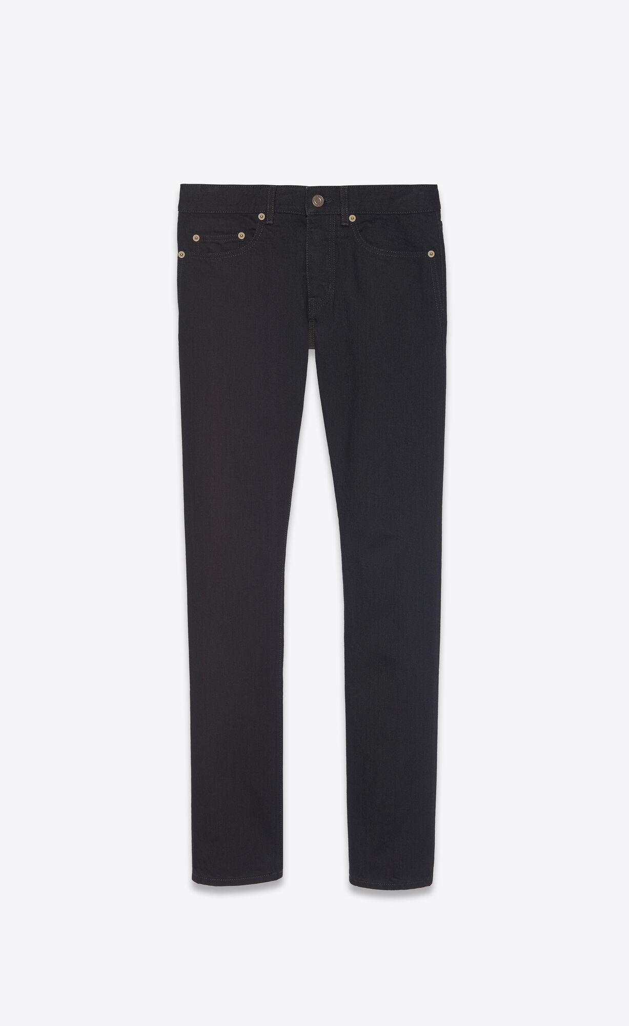 YSL Slim-fit Jeans Schwarz | 76394-OPRY