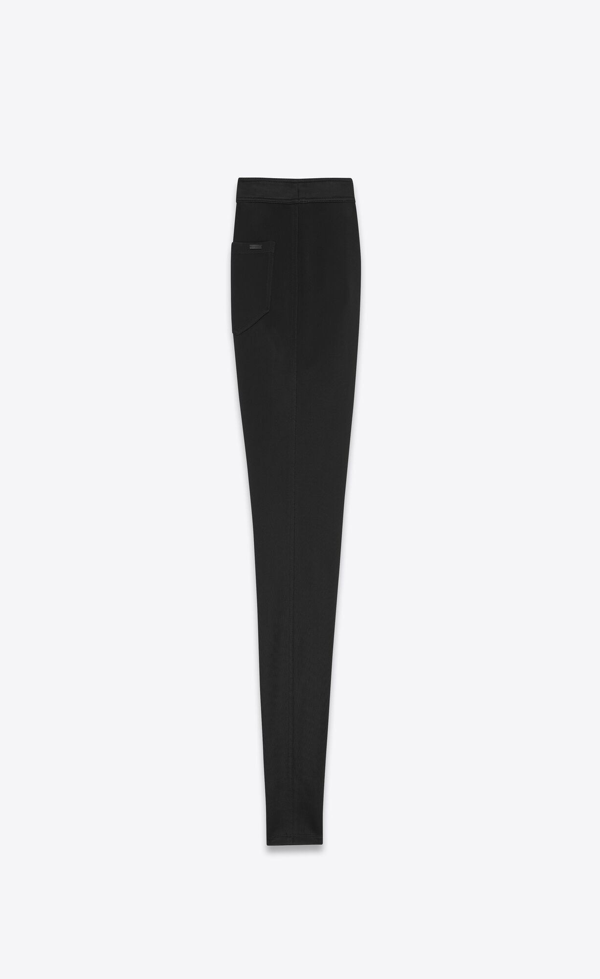 YSL Slim-fit Pants In Silky Jersey Schwarz | 46758-SILW