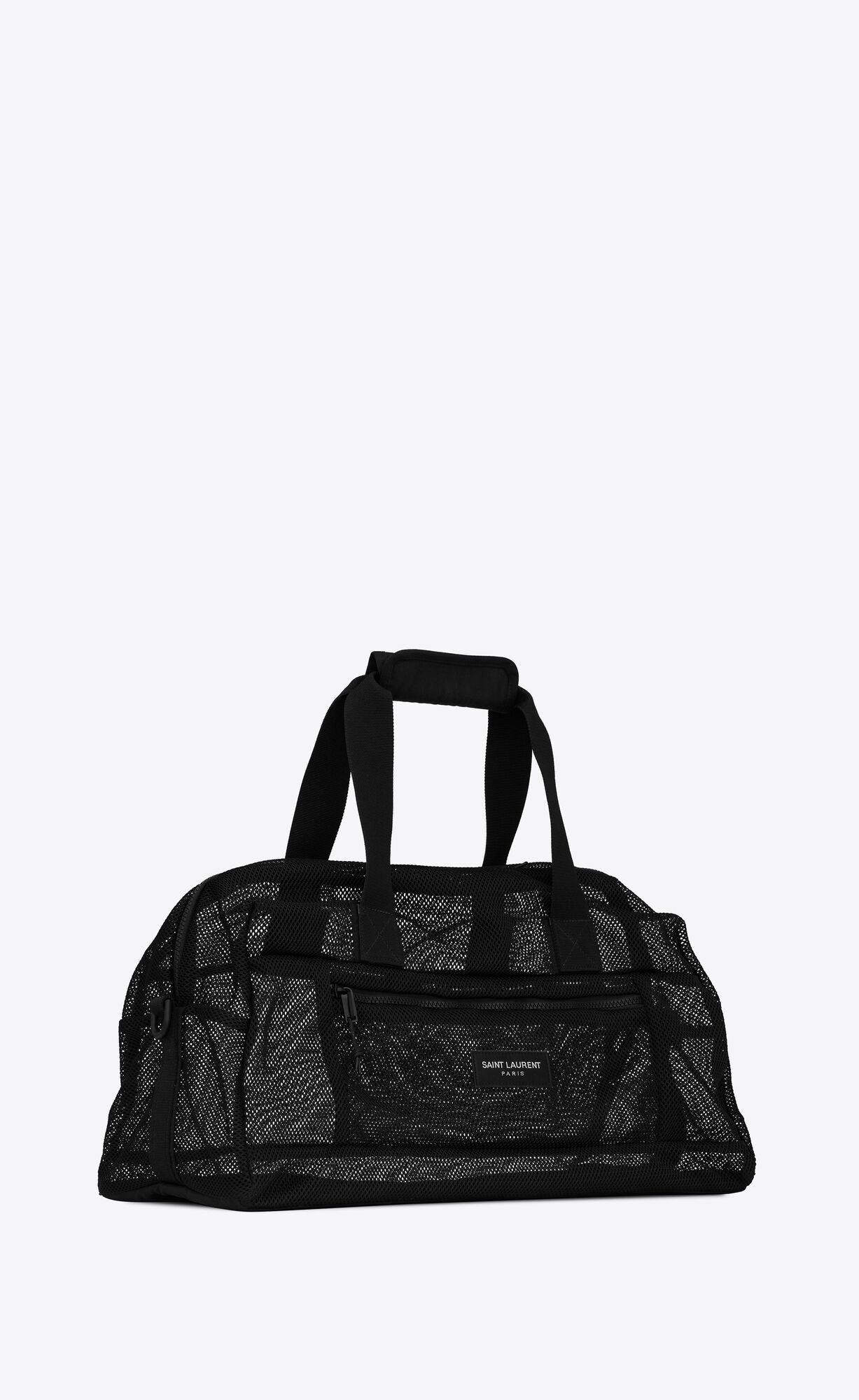 YSL Slp Duffle In Mesh And Nylon Schwarz | 27985-WLTH