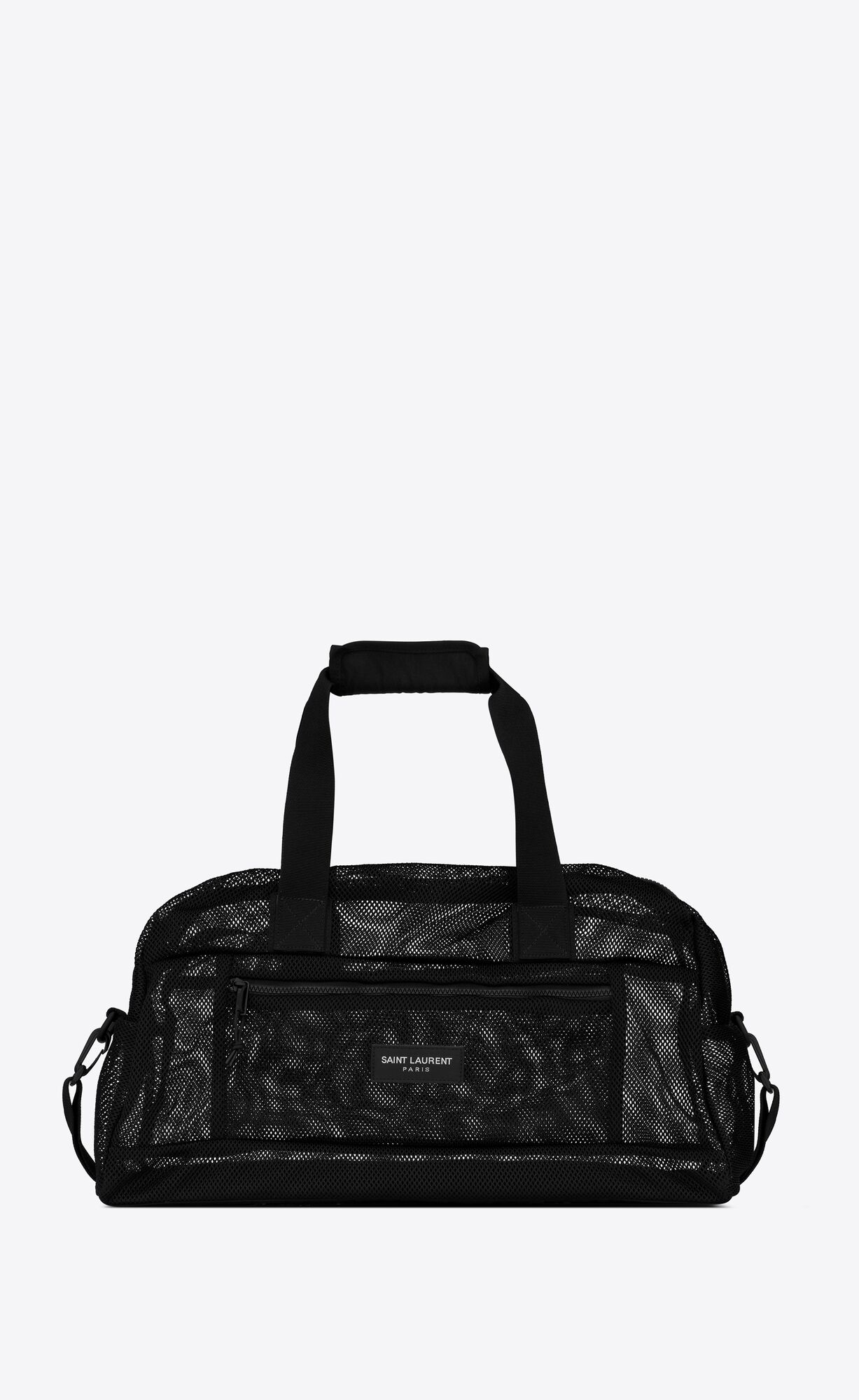 YSL Slp Duffle In Mesh And Nylon Schwarz | 27985-WLTH