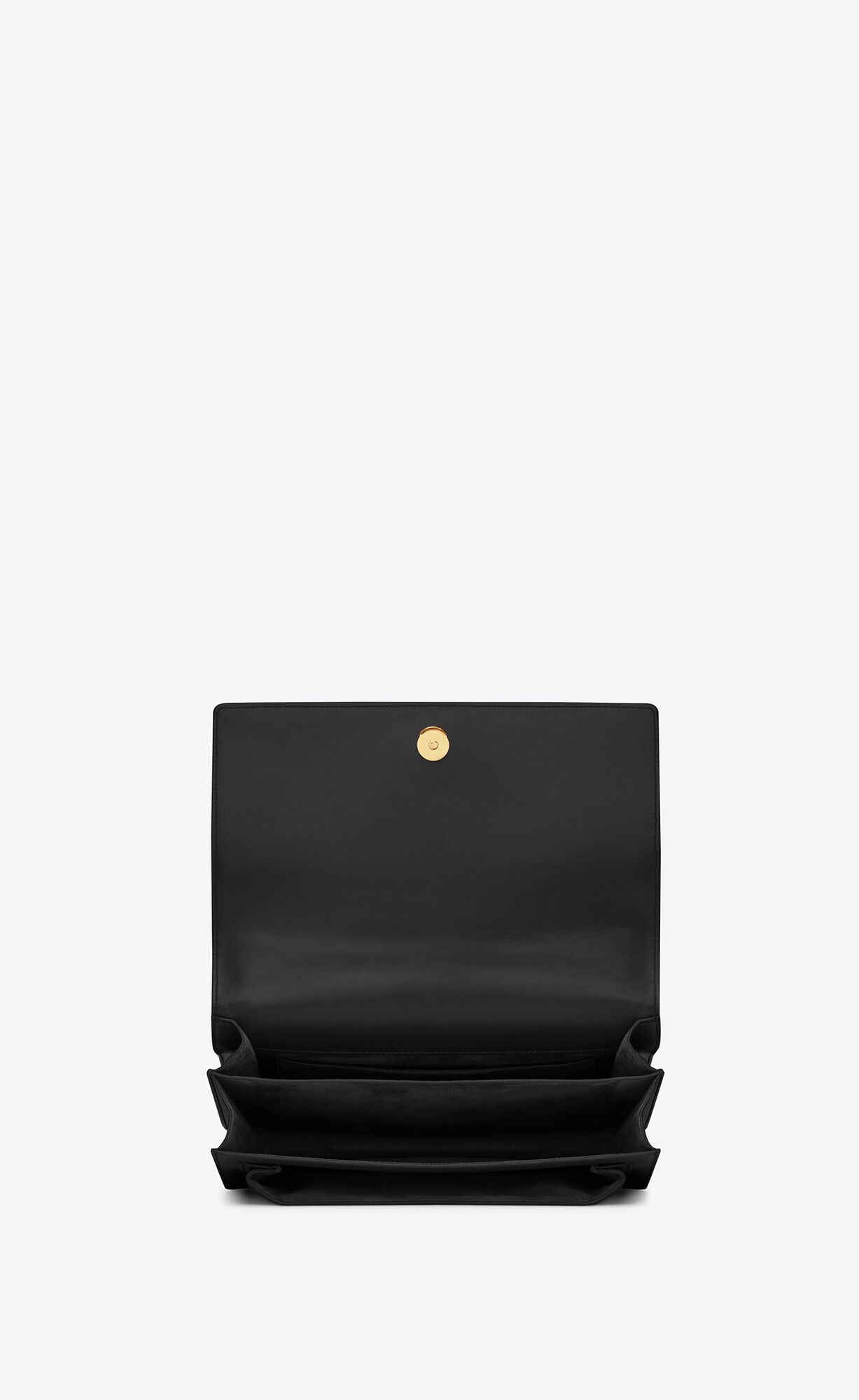 YSL Sunset Large Chain Bag In Smooth Leder Noir | 97032-MHUD